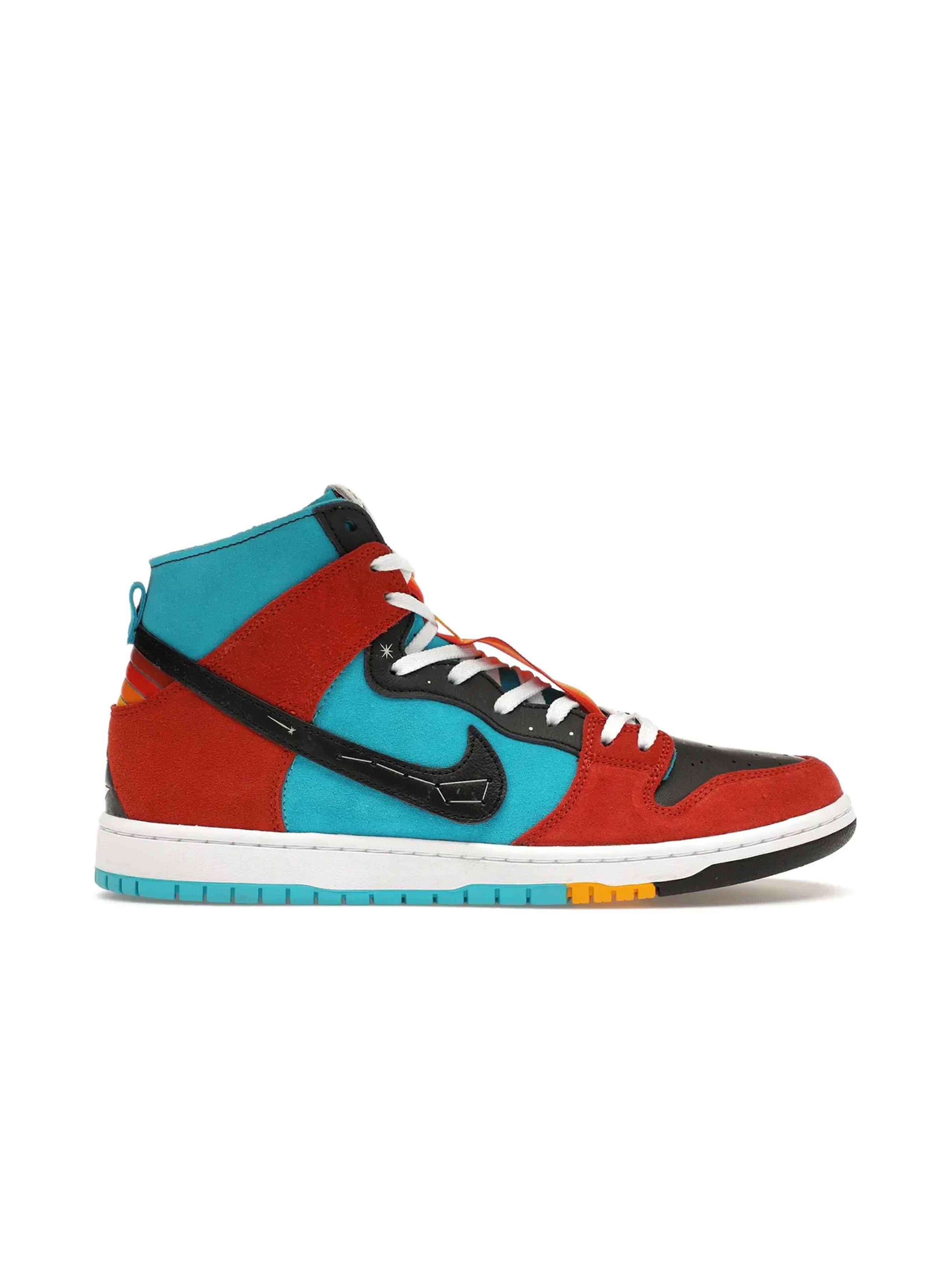 Nike SB Dunk High Bloody Gums Review and on Feet #nikesb