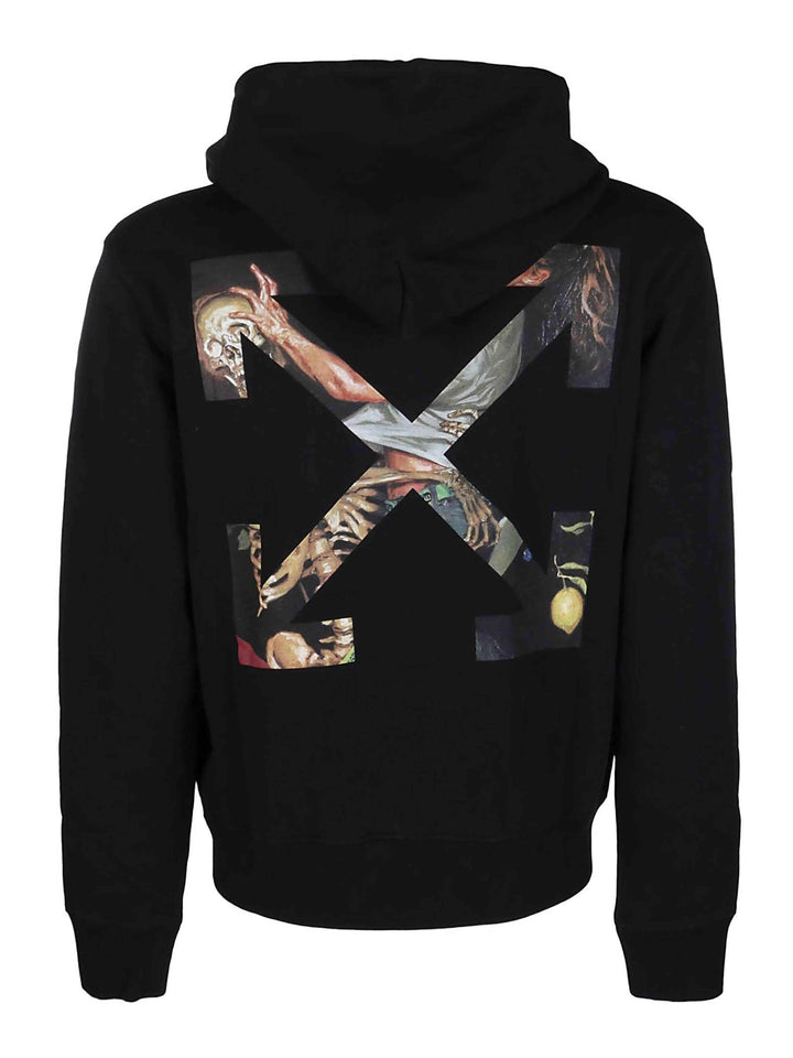 OFF-WHITE OVERSIZE FIT PASCAL ARROW HOODIE BLACK [FW20] Prior
