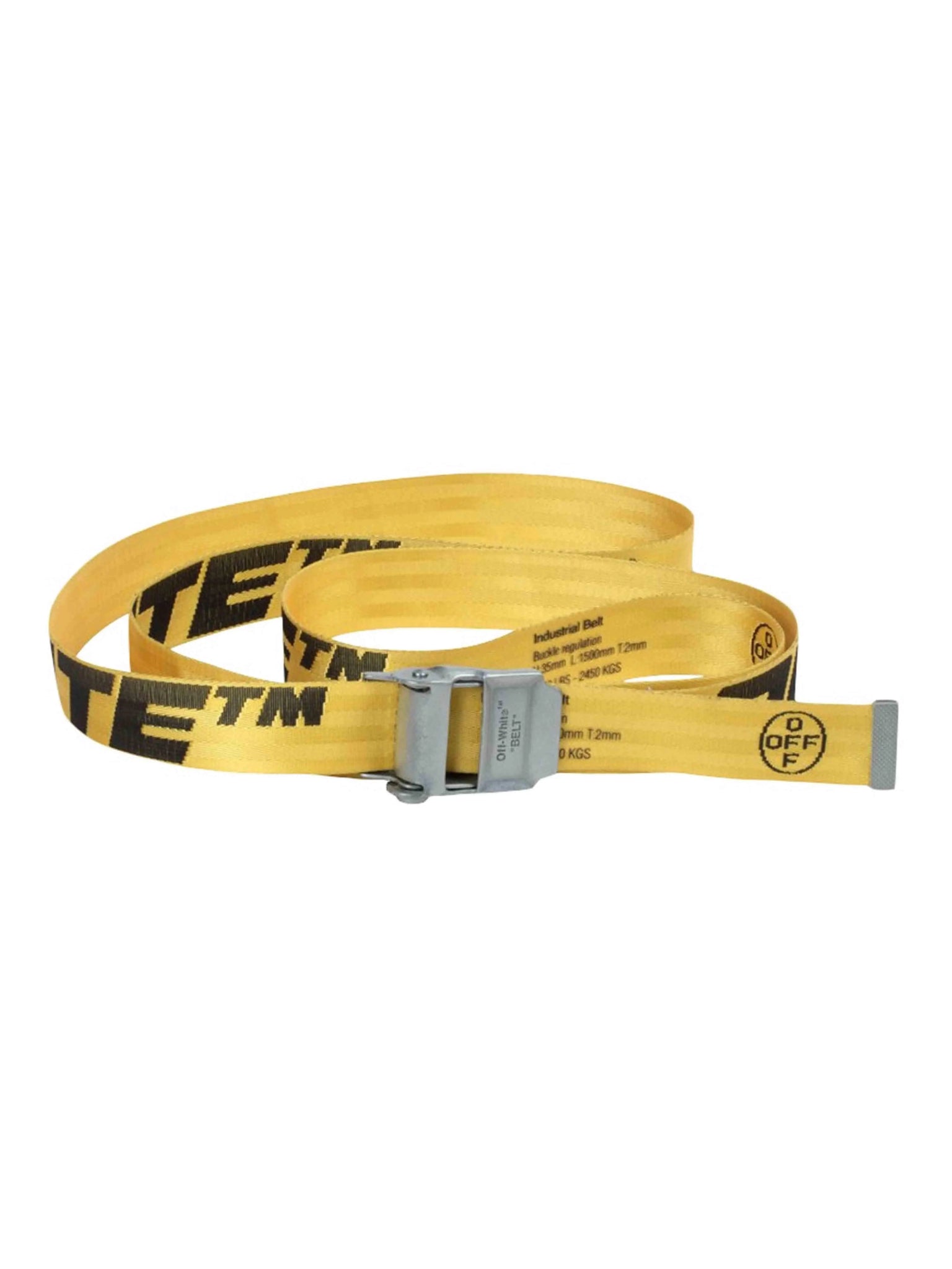 Off-White 2.0 Industrial Belt Yellow/Black [FW19] Prior