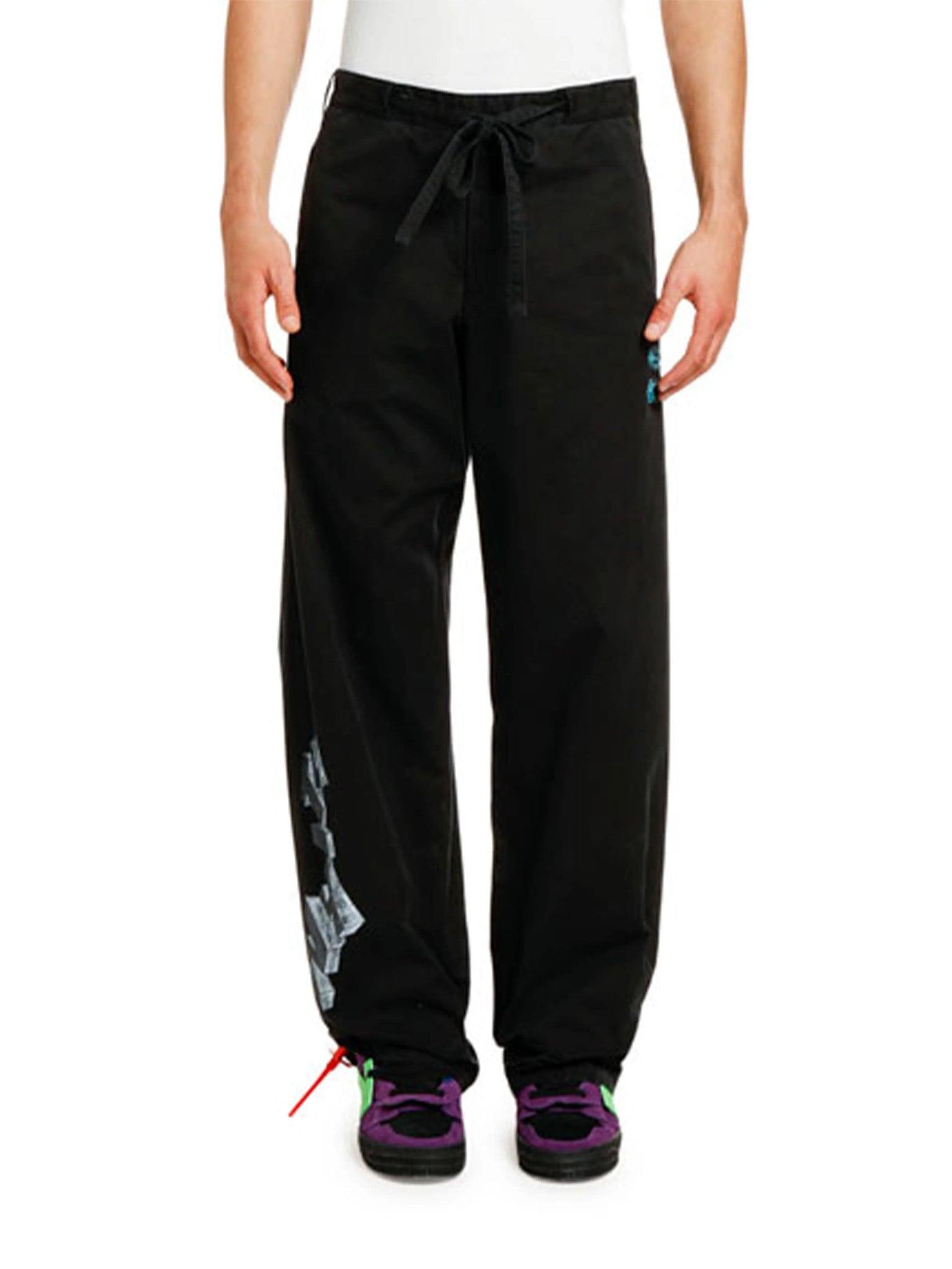 Off White Fisherman Twill Pant Black Prior