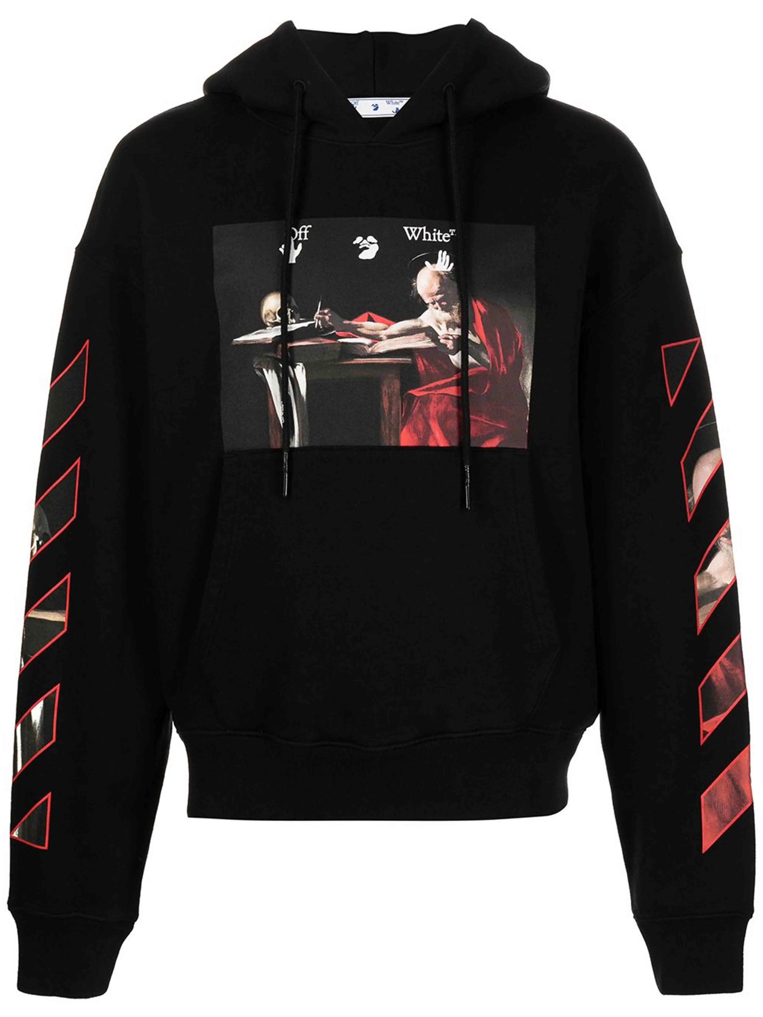 Off-White Oversize Fit Caravaggio Painting Hoodie Black [FW20] Prior