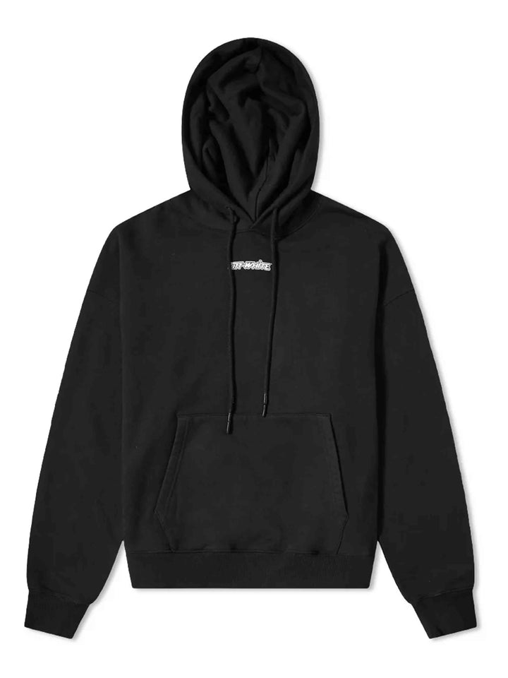 Off-White Oversize Fit Marker Arrows Hoodie Black/Blue [FW20] Prior