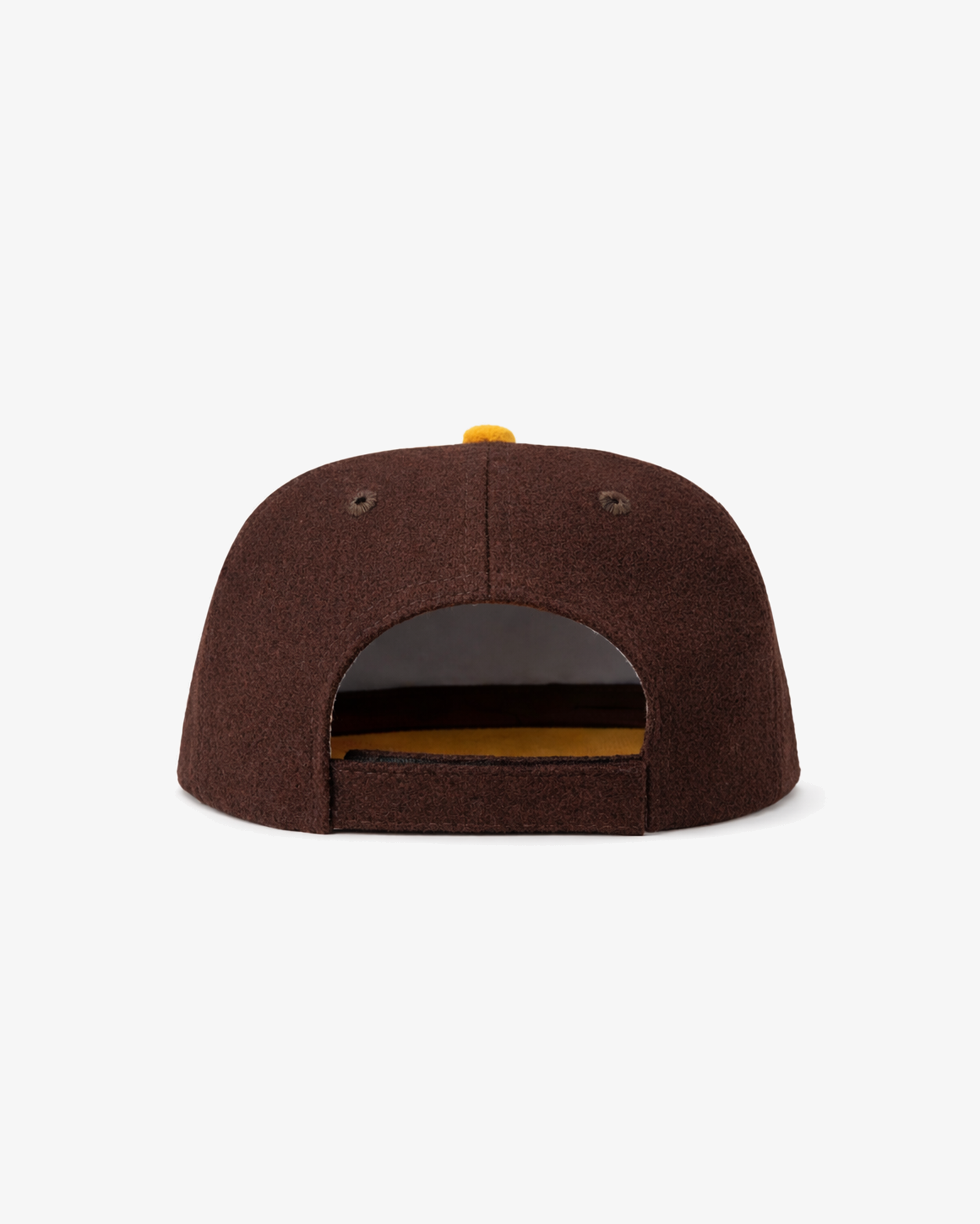 P Logo Wool 5 Panel Hat Brown / Golden Ochre