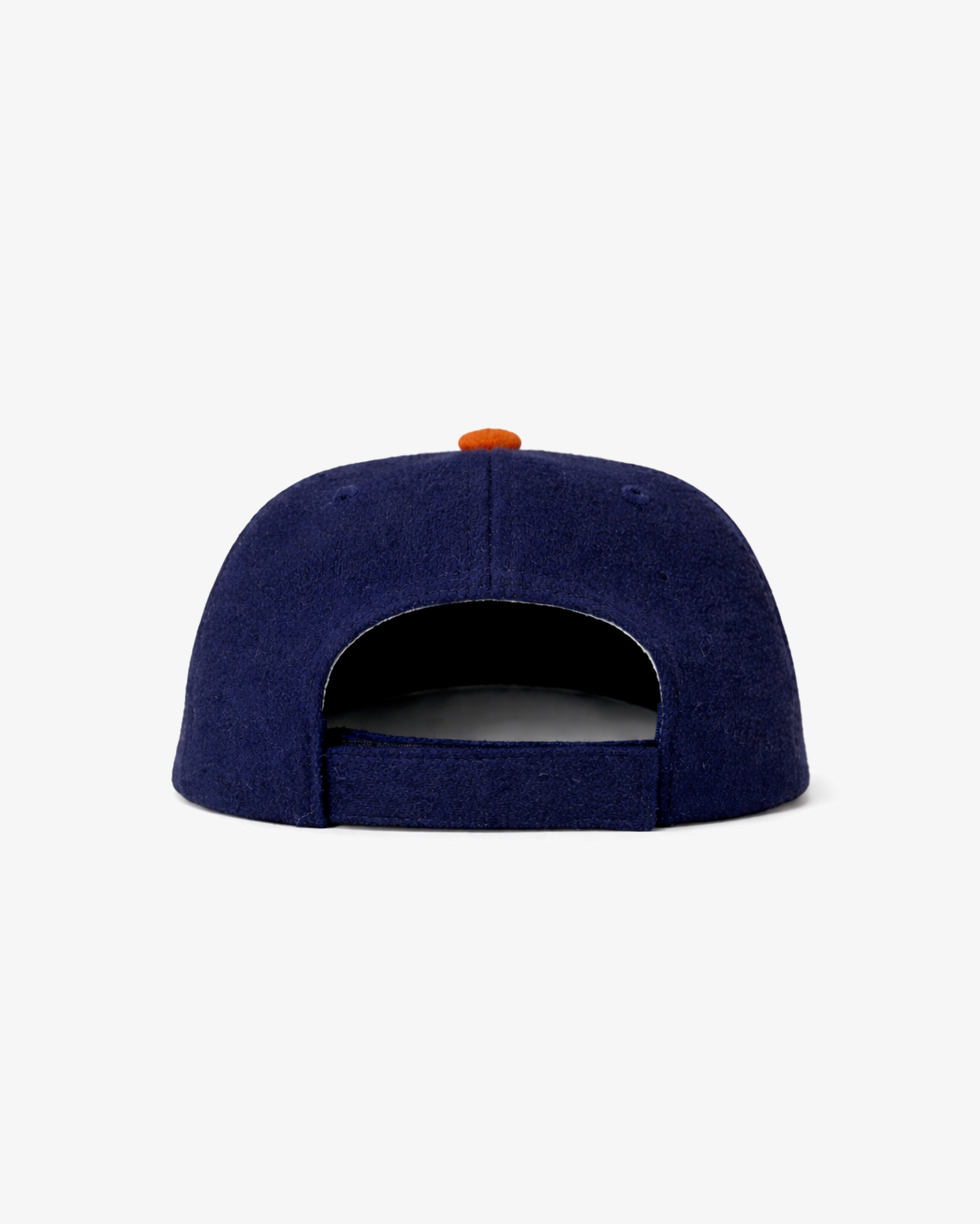 P Logo Wool 5 Panel Hat Navy / Burnt Orange