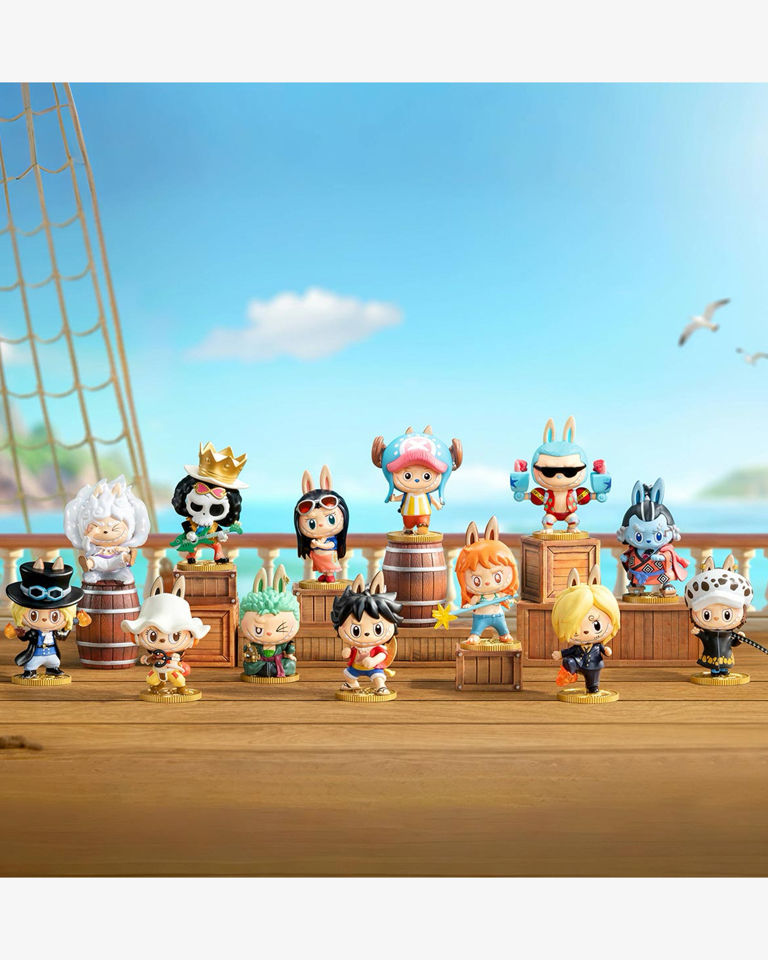 POP MART Labubu The Monsters x One Piece Series Sealed Case (Single Blind Box)