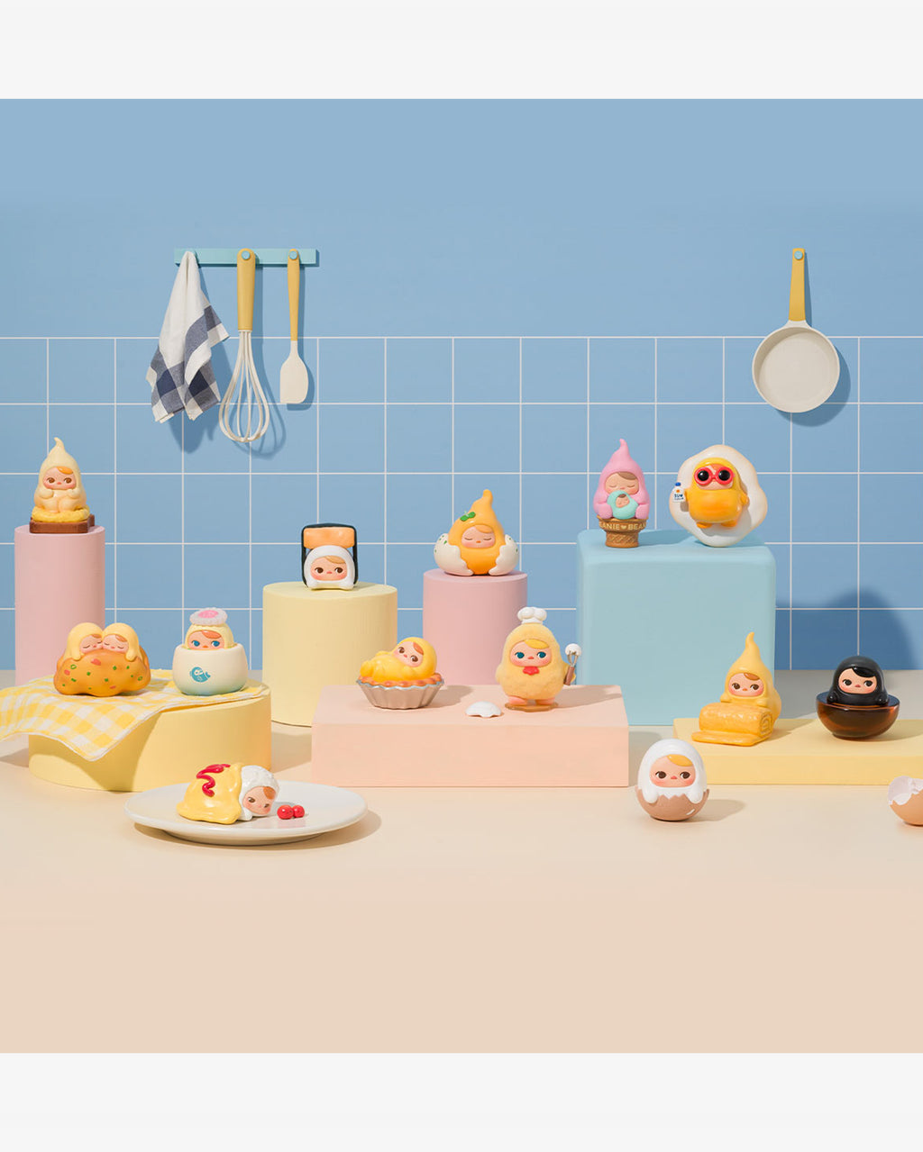 Pop Mart PUCKY Egg Beanie Series Figures