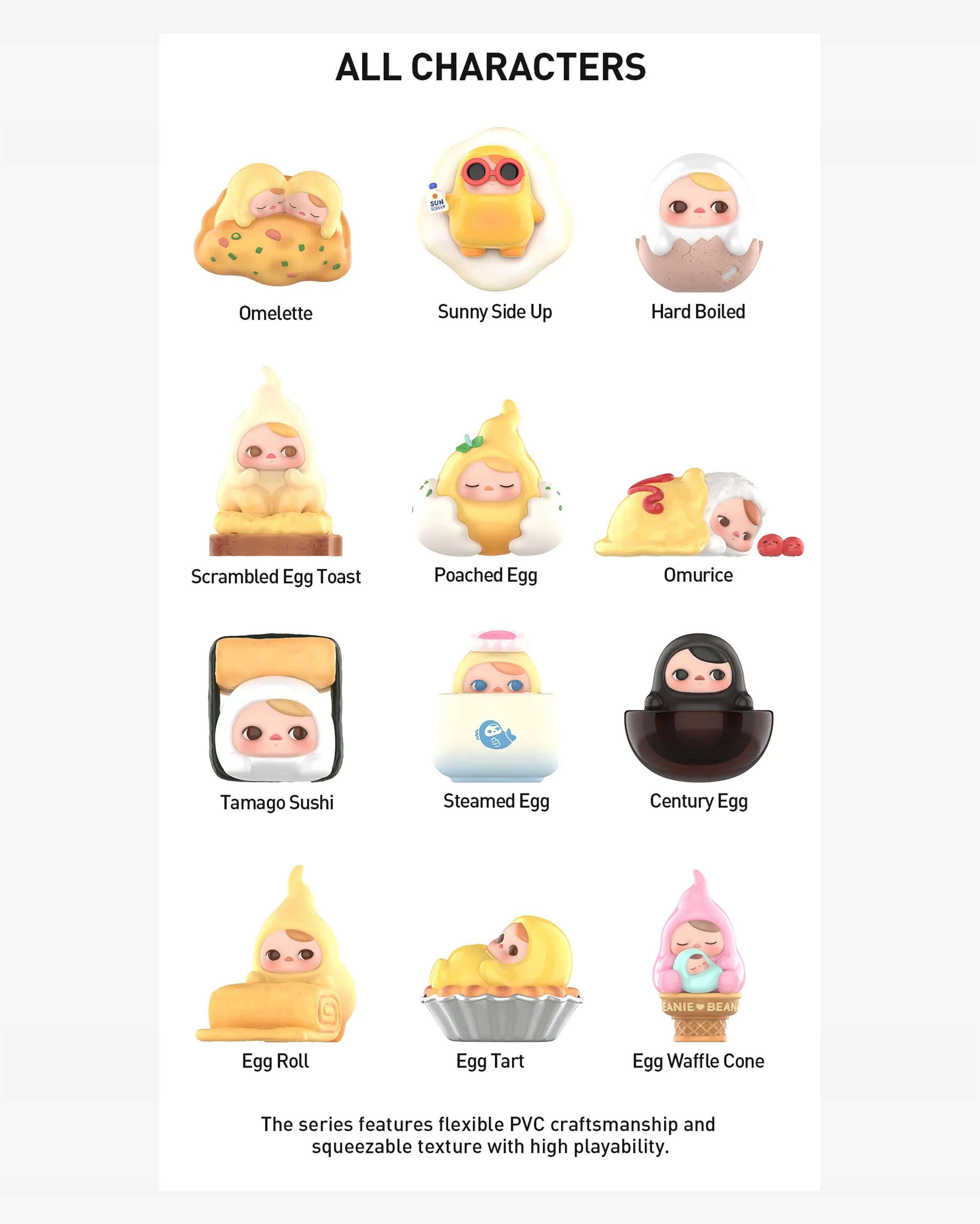 Pop Mart PUCKY Egg Beanie Series Figures