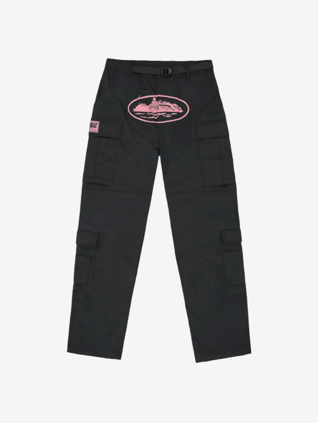 Corteiz Guerillaz Cargo Pant Black/Pink in Auckland, New Zealand - Shop name