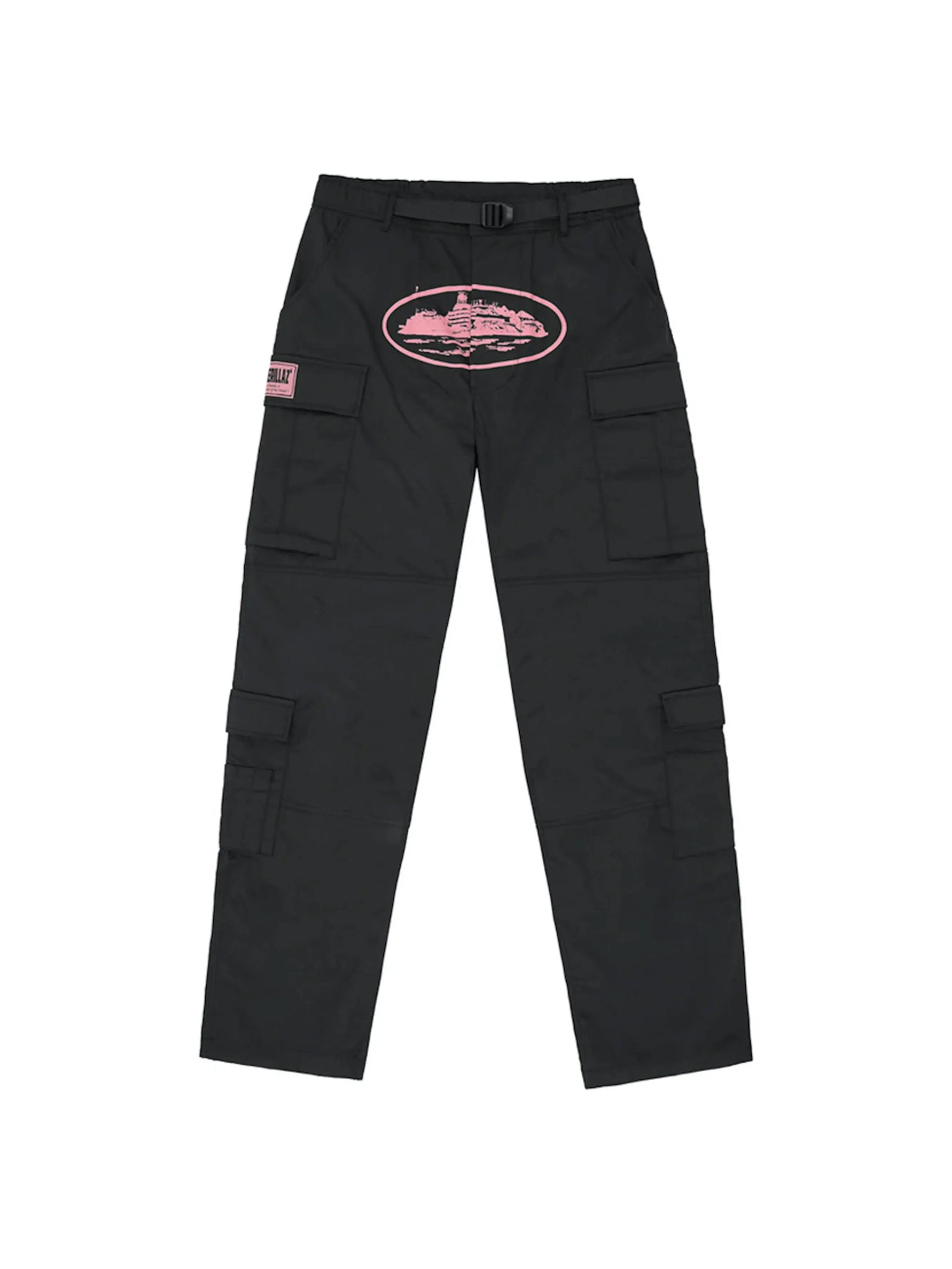 Corteiz Guerillaz Cargo Pant Black/Pink in Auckland, New Zealand - Shop name