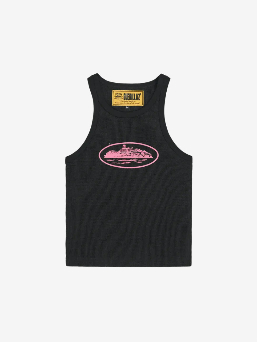 Corteiz Women's Alcatraz Tank Top Black/Pink in Auckland, New Zealand - Shop name