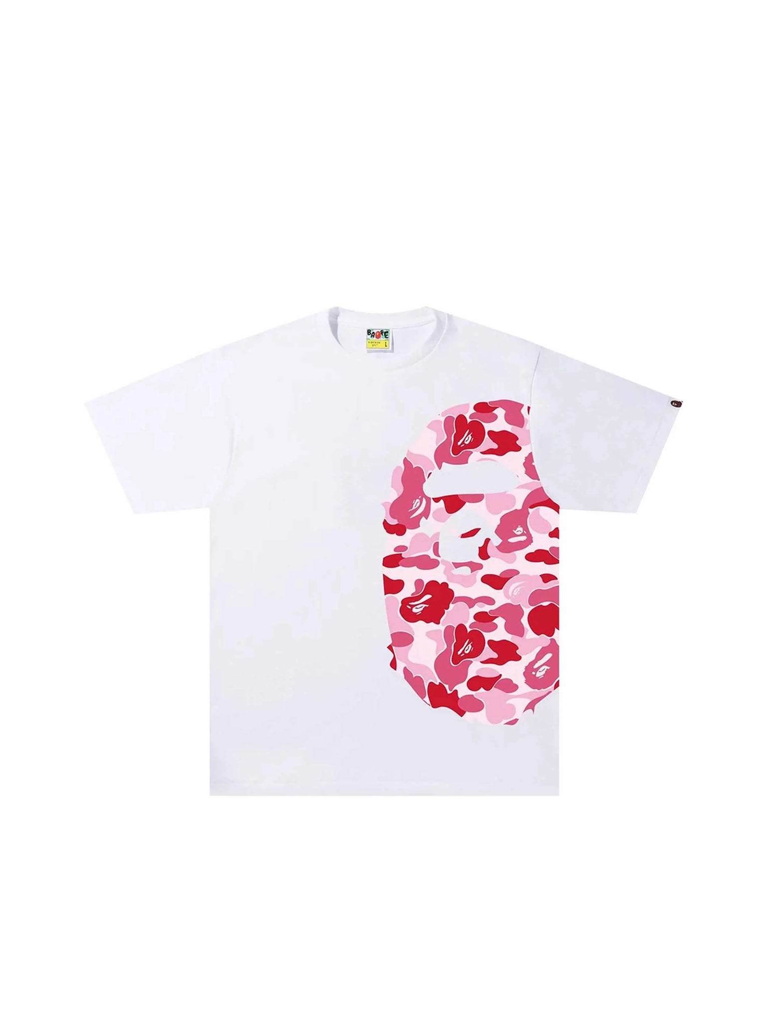 A Bathing Ape ABC Camo Side Big Ape Head Tee White/Pink in Auckland, New Zealand - Shop name