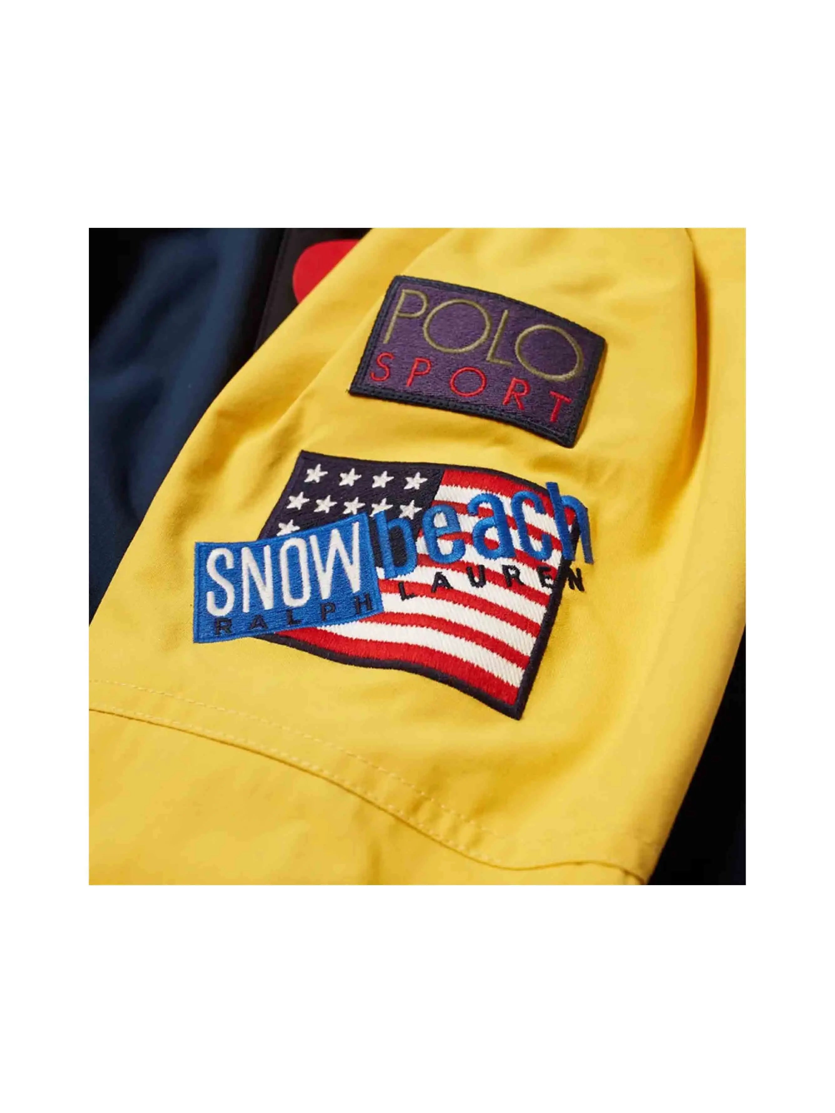 Polo Ralph Lauren Snow Beach Pullover Deep Water/Chrome Yellow (USED) - Prior