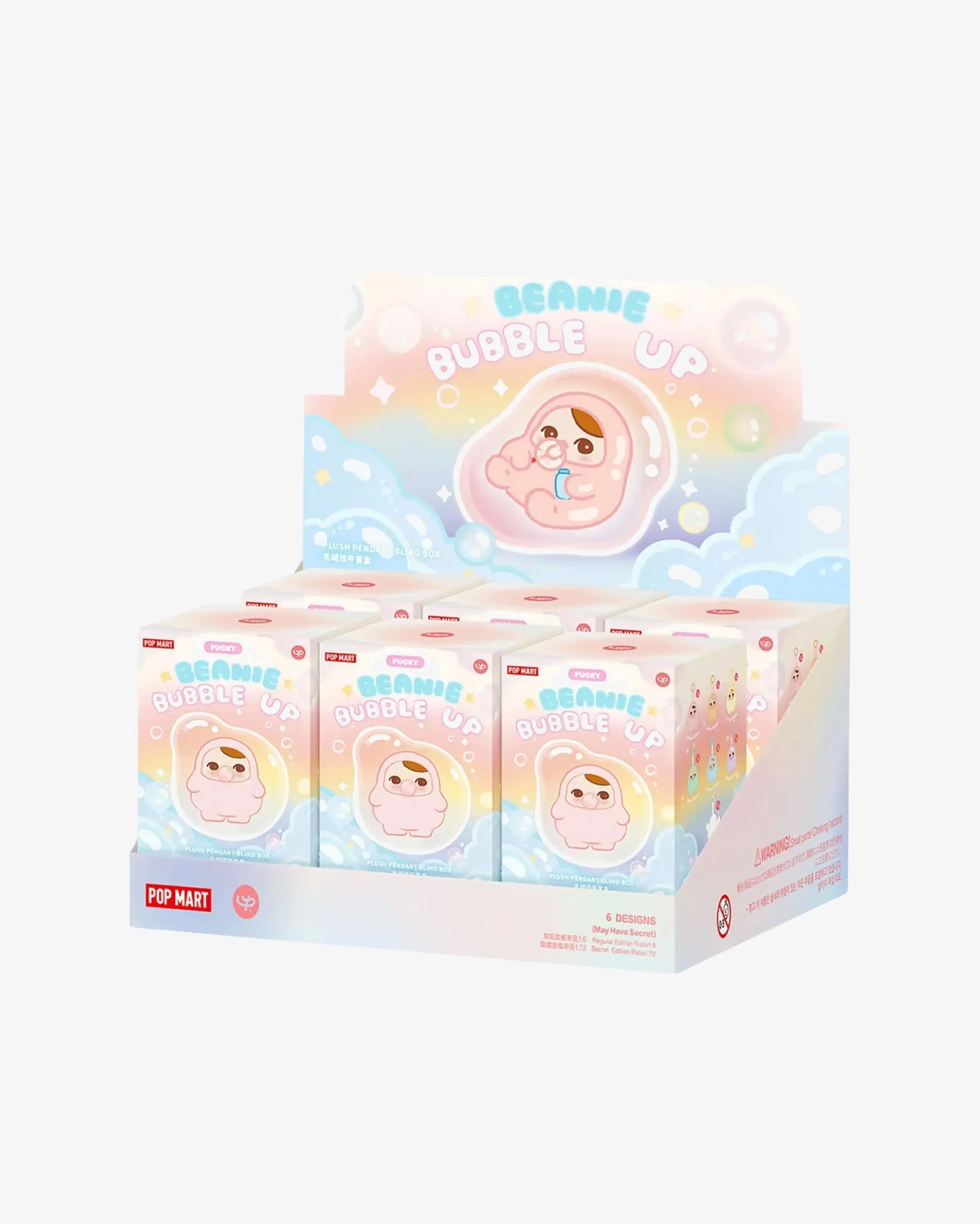 Pop Mart Pucky Beanie Bubble Up Series Plush Pendant Blind Box (6 Blind Box) in Auckland, New Zealand - Shop name