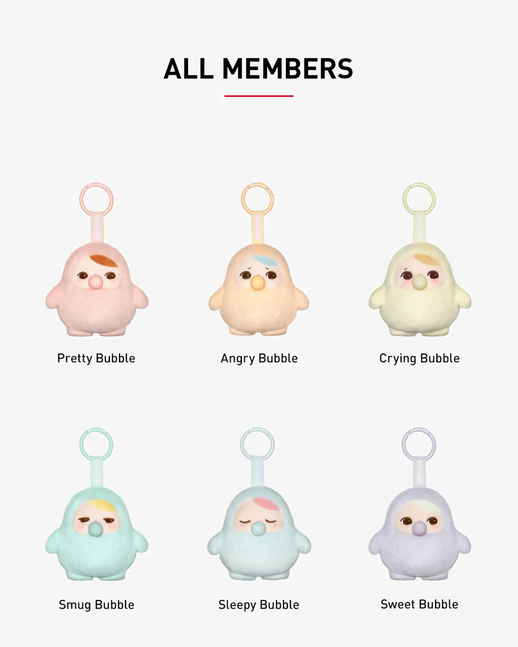 Pop Mart Pucky Beanie Bubble Up Series Plush Pendant Blind Box (6 Blind Box) in Auckland, New Zealand - Shop name