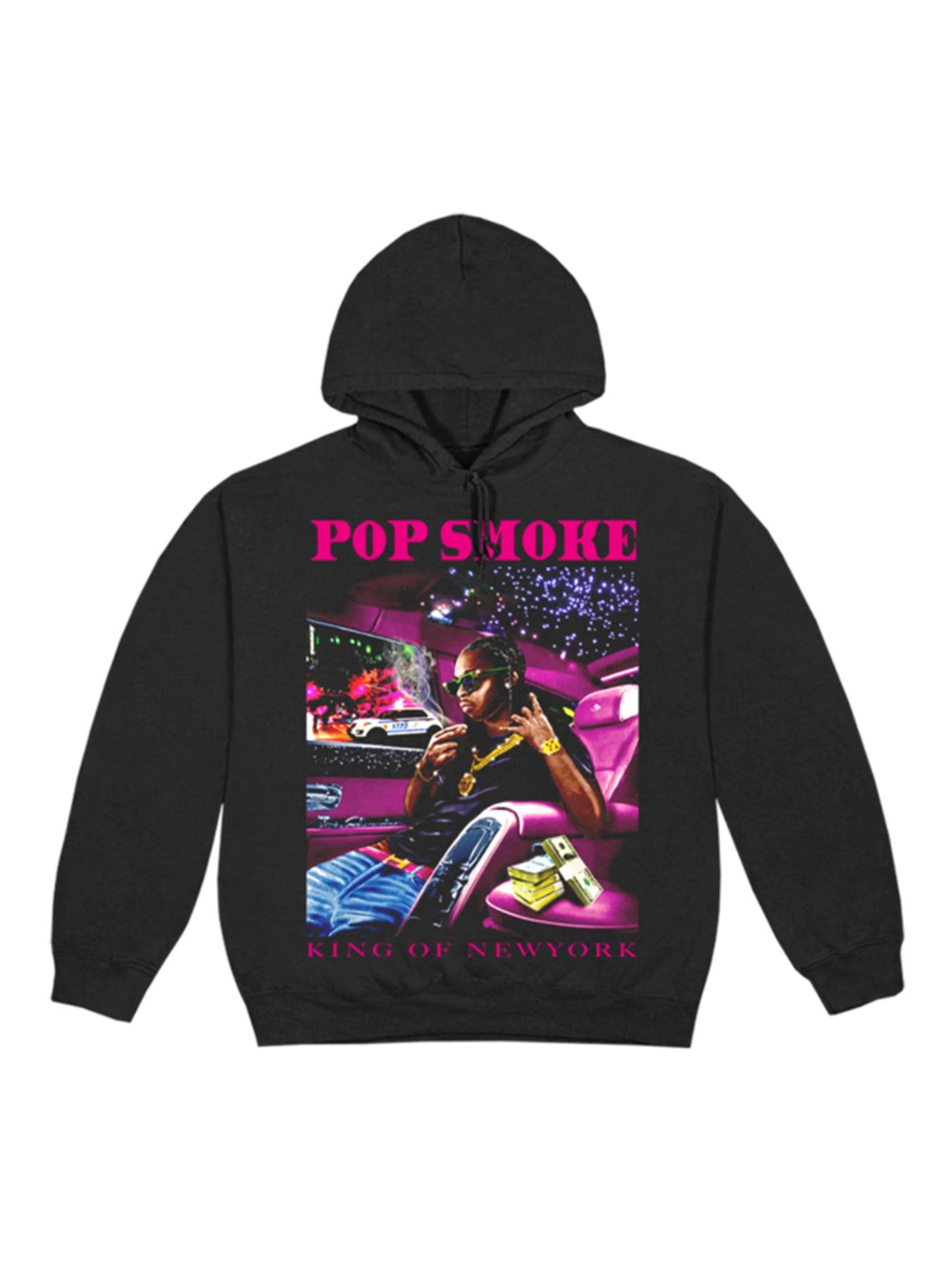 Pop Smoke x Vlone King Of NY Hoodie Black Prior Auckland, New