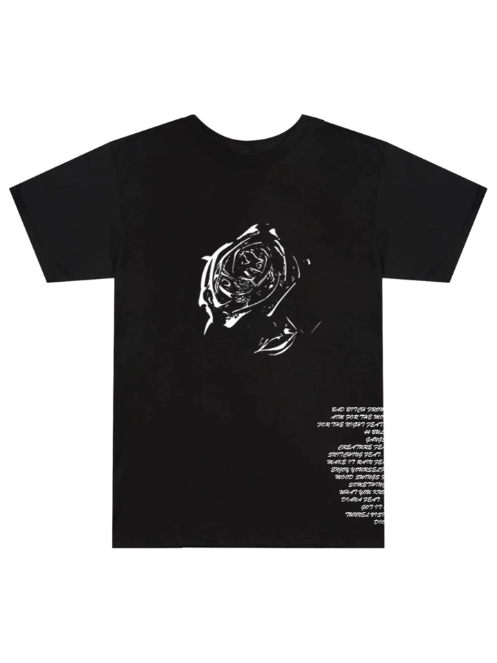 Pop Smoke x Vlone Tracklist T-shirt Black [SS20] Prior