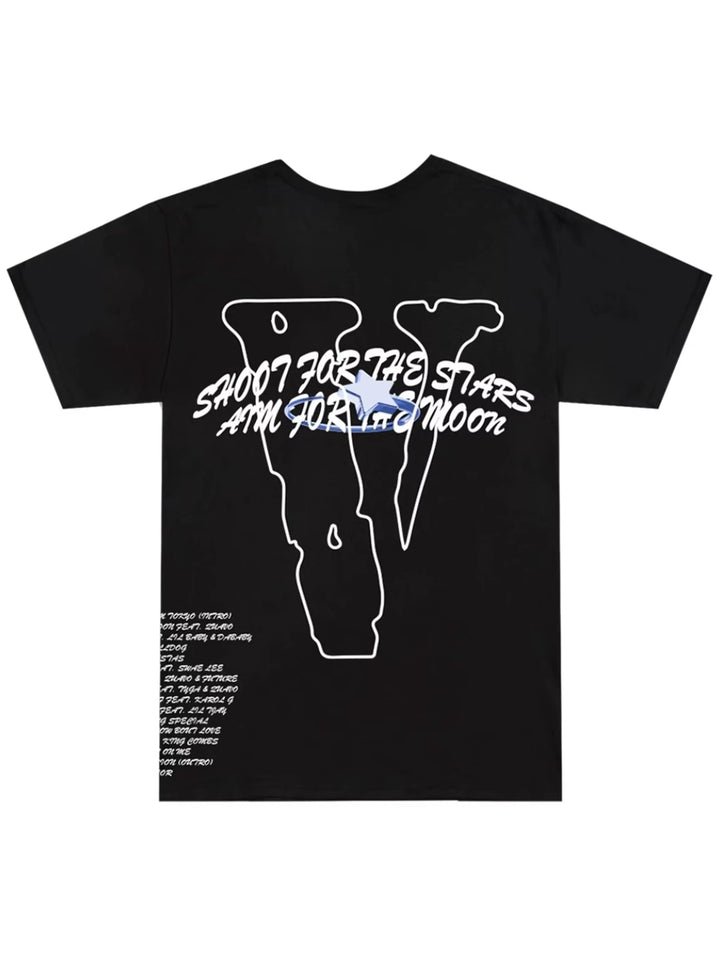 Pop Smoke x Vlone Tracklist T-shirt Black [SS20] Prior