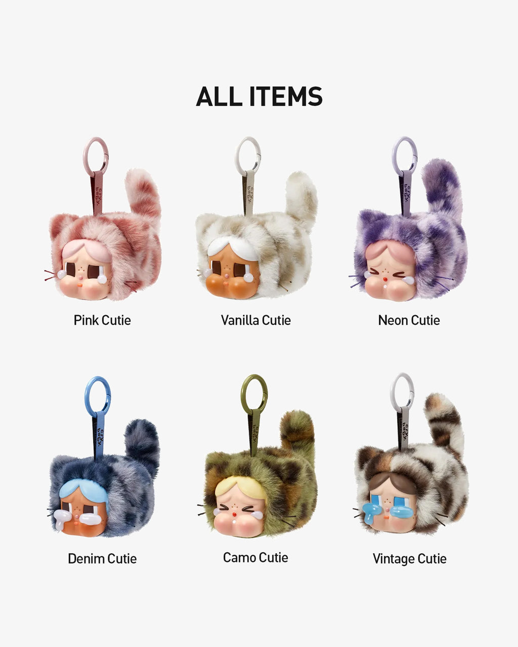 Pop Mart CRYBABY Wild but Cutie Series Vinyl Plush Pendant Single Blind Box