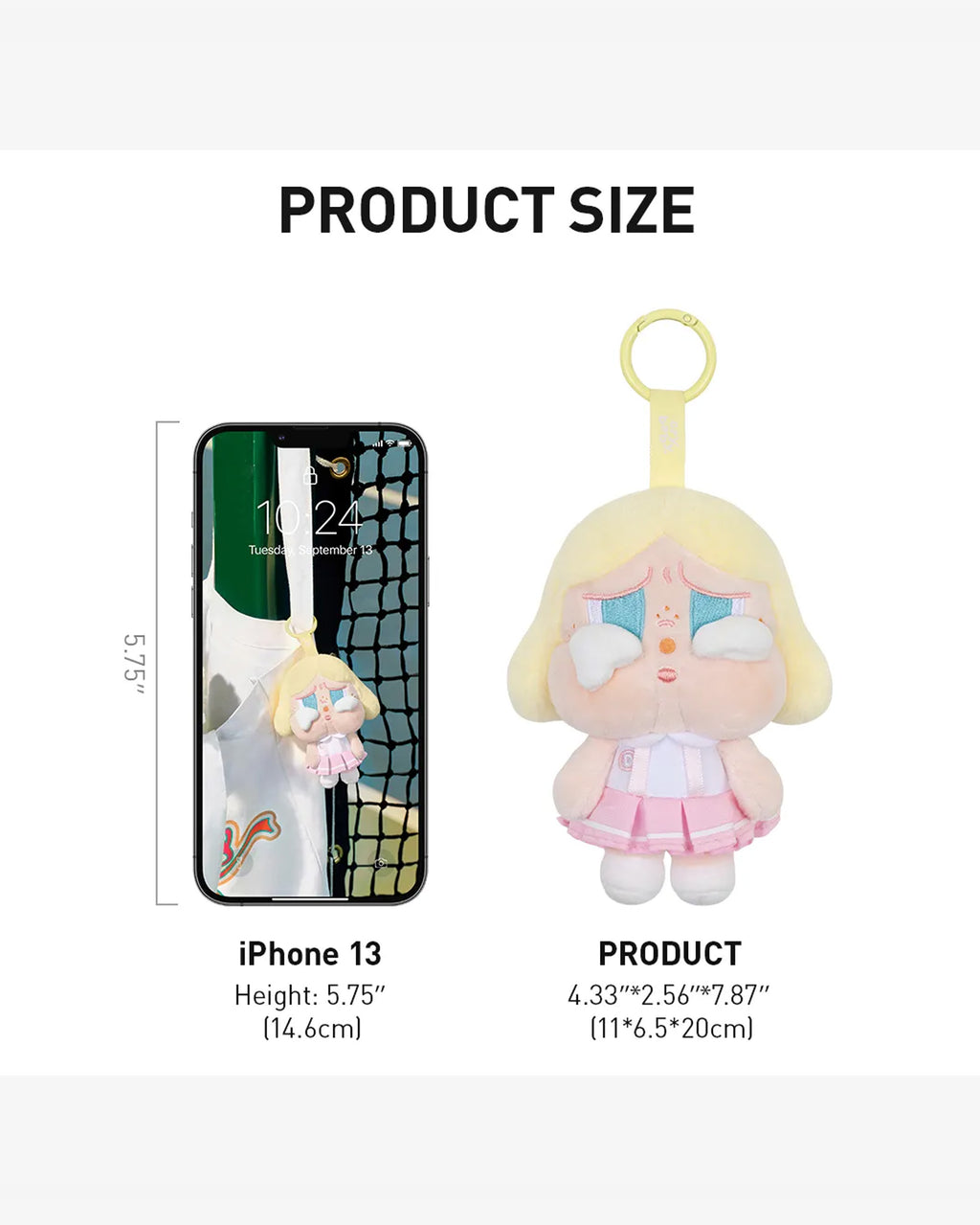 Pop Mart CryBaby Sunset Concert Series Plush Pendant Single Blind Box