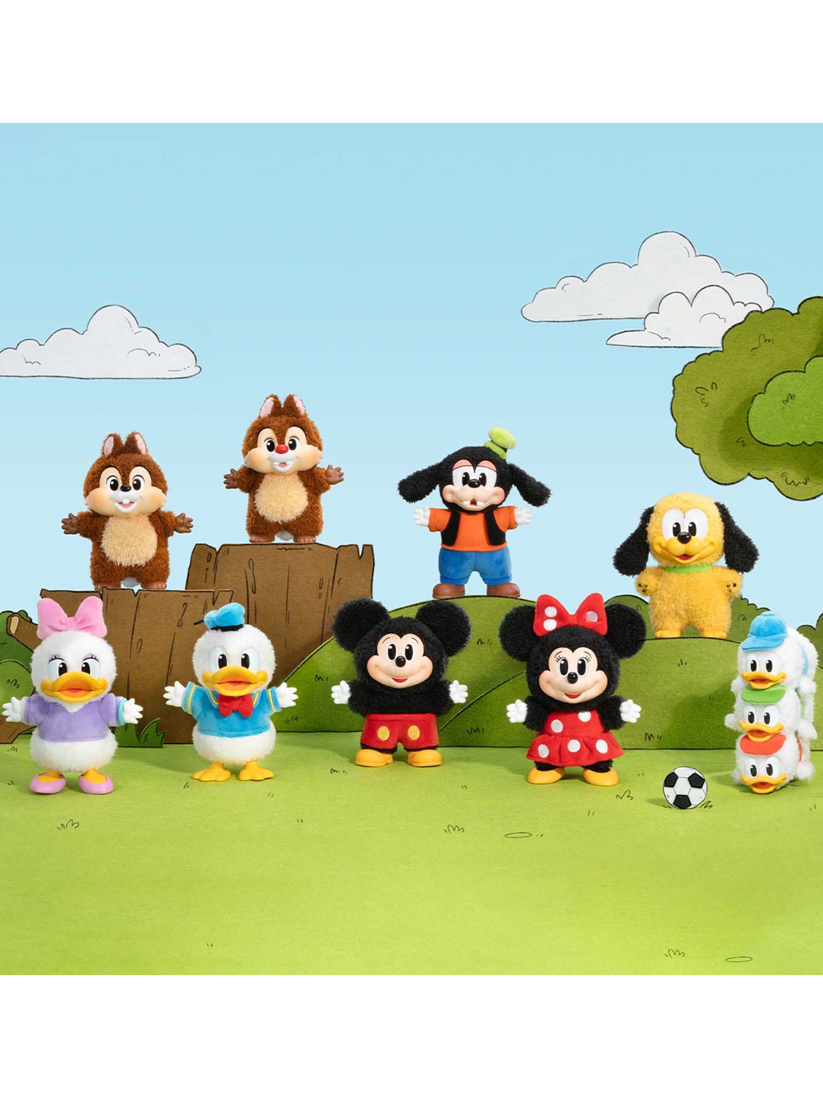 Pop Mart Disney Mickey Family Together Series Plush Keychain Single Blind Box