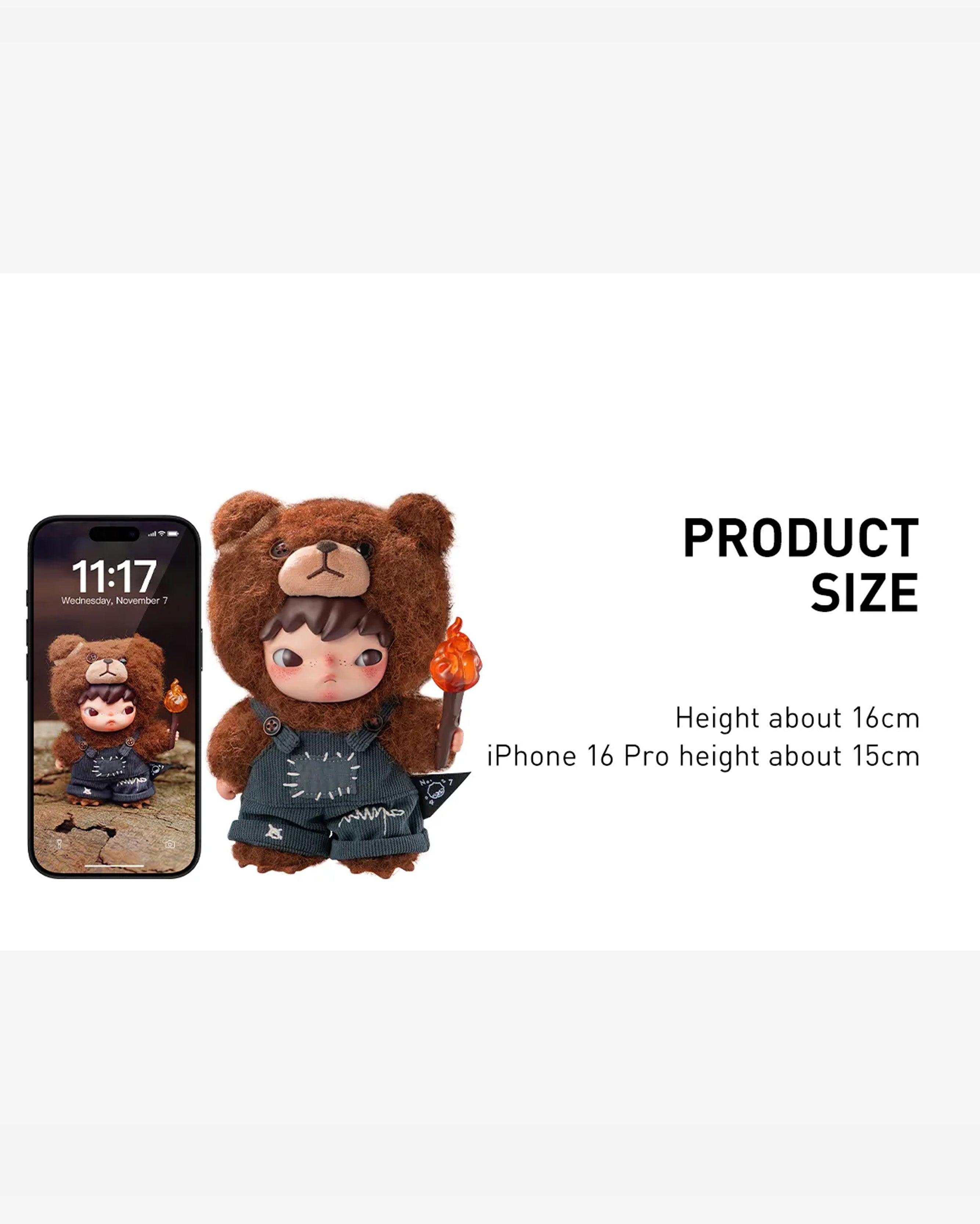 Pop Mart Hirono Living Wild-Fight for Joy Plush Doll