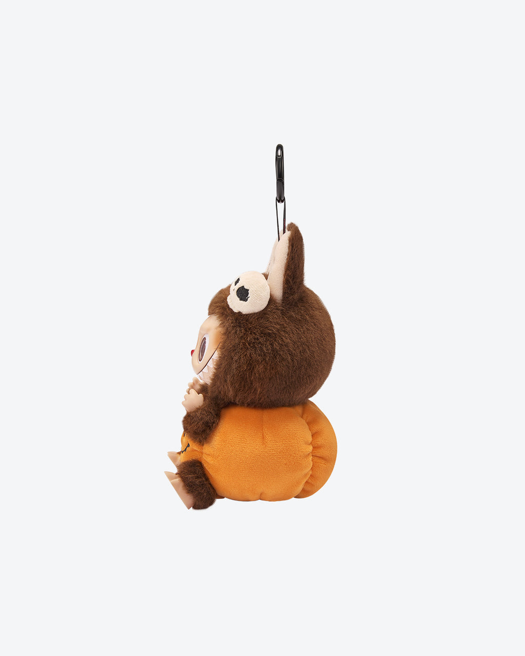 Pop Mart Labubu Happy Halloween Party Series-Sitting Pumpkin Vinyl Plush Pendant