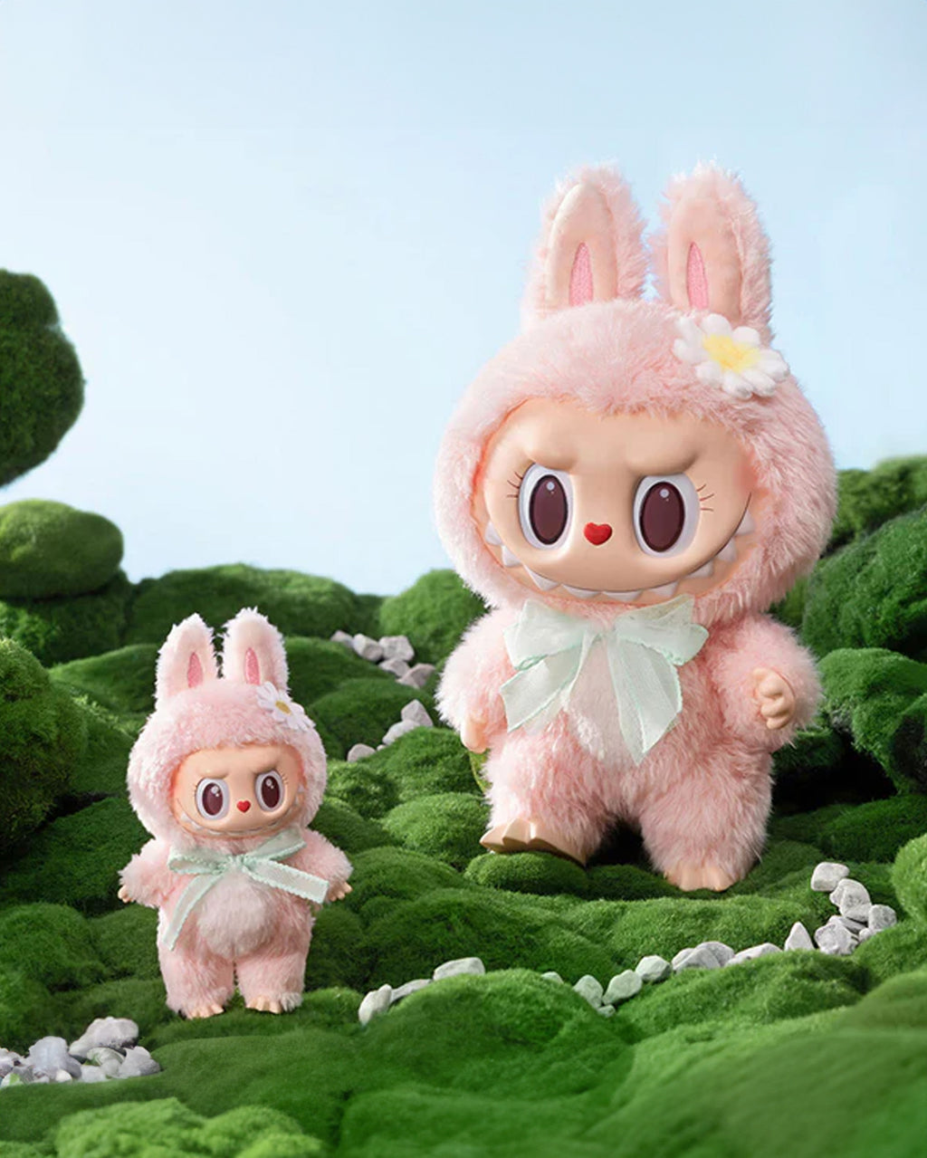 Pop Mart Labubu Mokoko Close to Sweet Vinyl Plush Doll Pendant Keychain