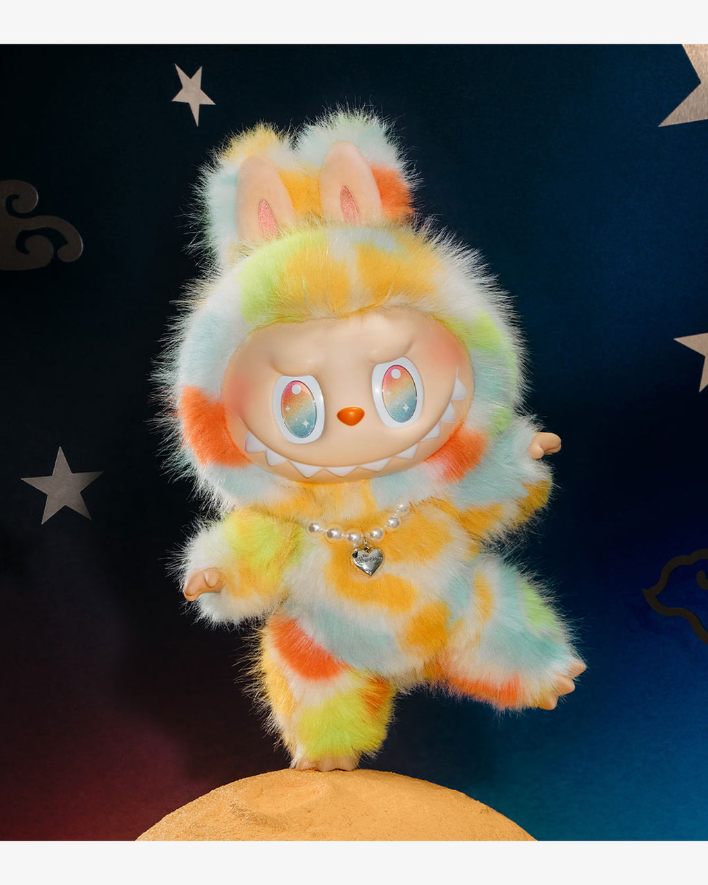 Pop Mart Labubu The Monsters Big into Energy Series Rock The Universe Vinyl Plush Doll