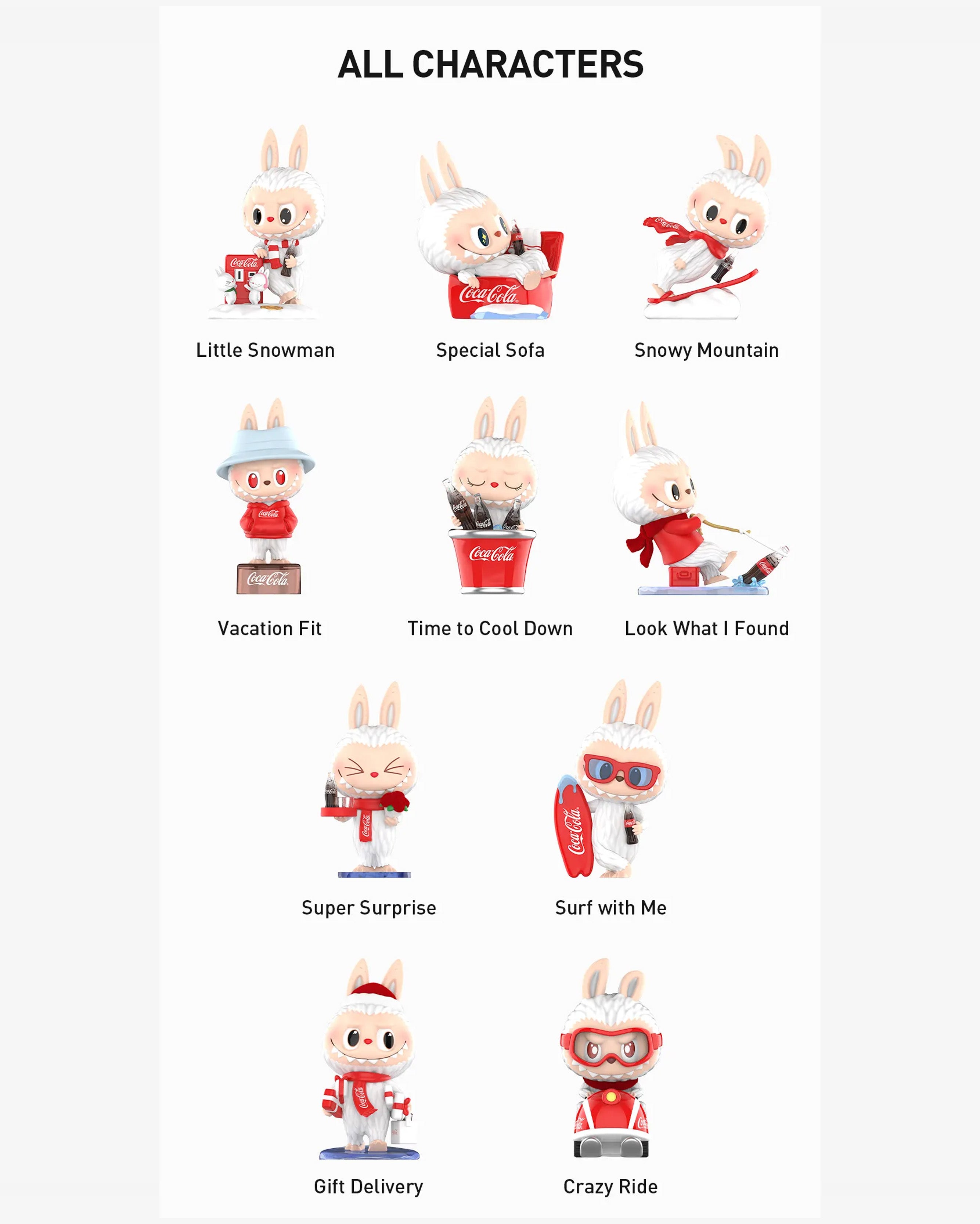 Pop Mart Labubu The Monsters Coca-Cola Series Figure Single Blind Box