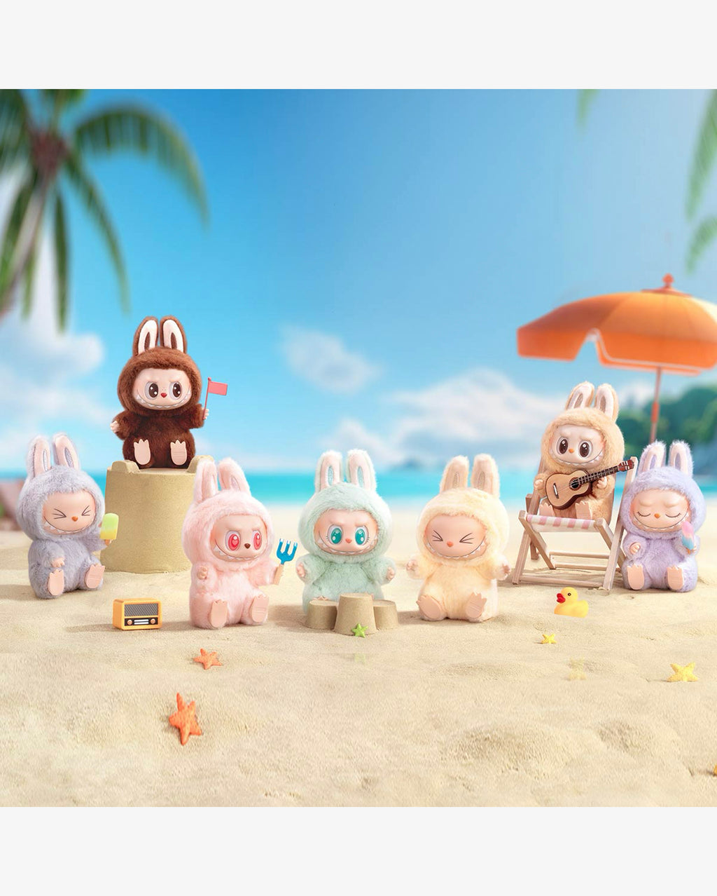 Pop Mart Labubu The Monsters Have a Seat Vinyl Plush Sealed Case (Bundle)