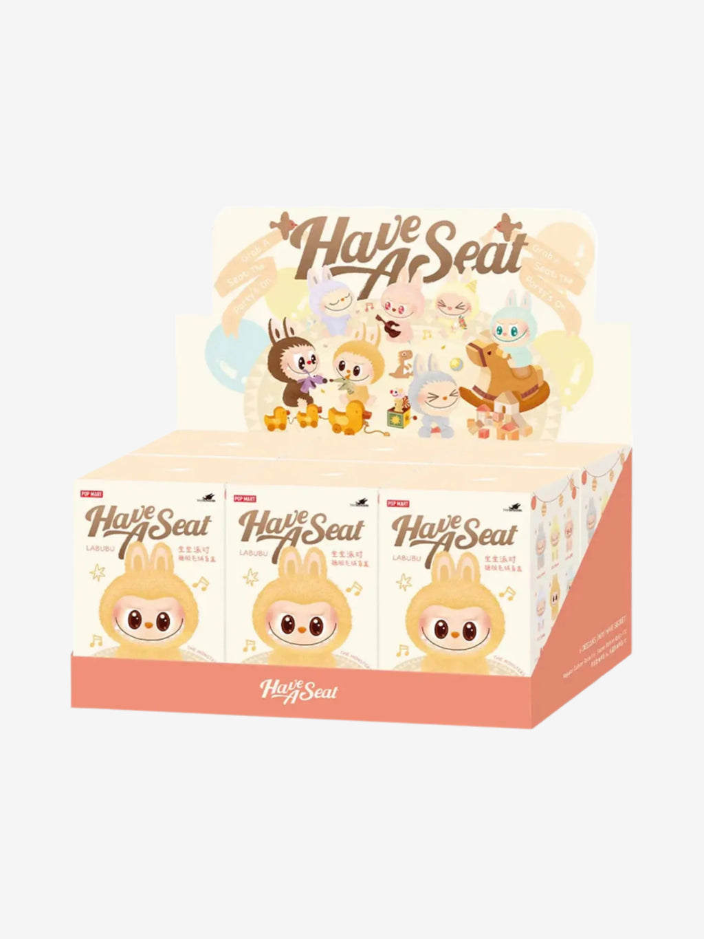 Pop Mart Labubu The Monsters Have a Seat Vinyl Plush Sealed Case (Bundle)