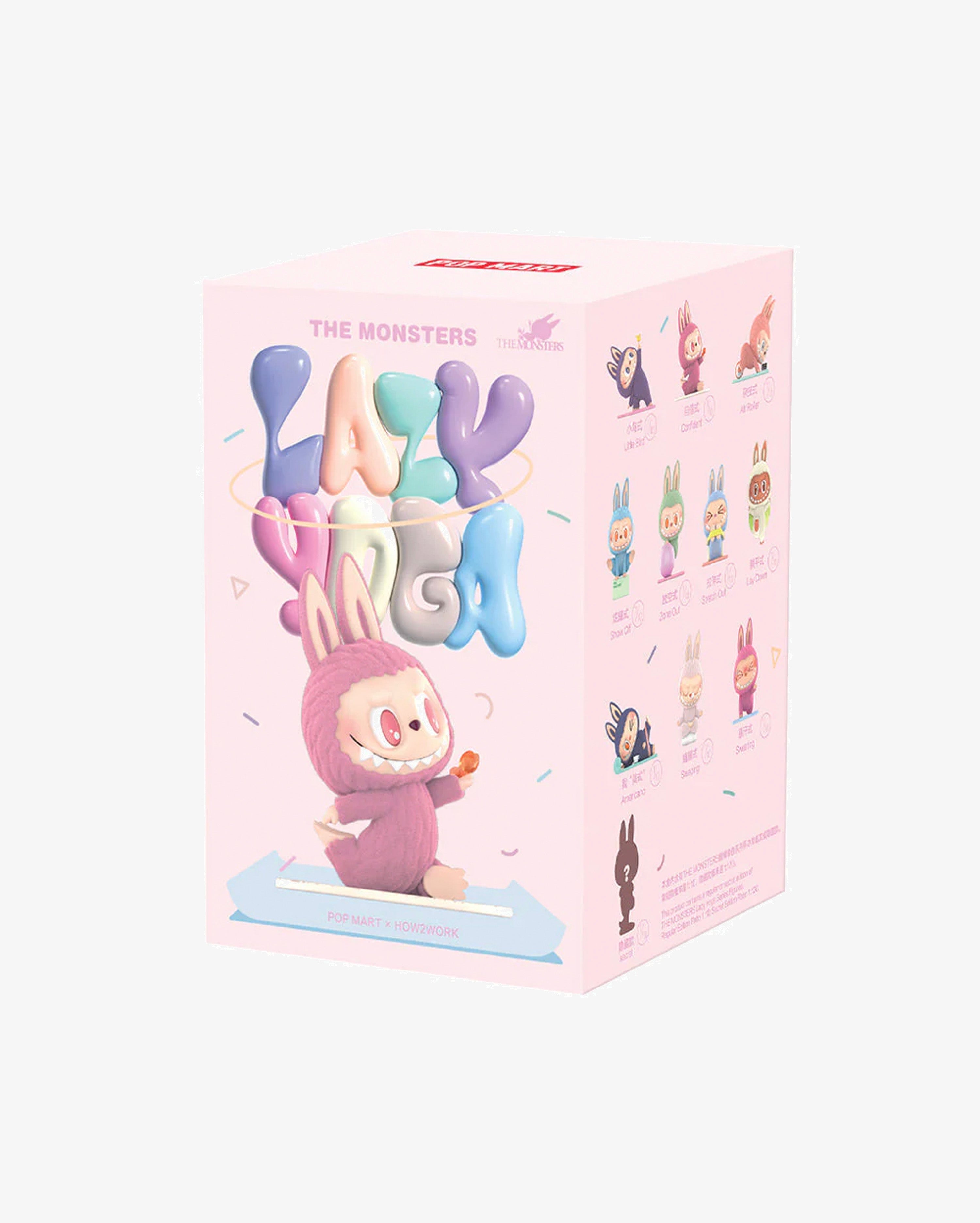 Pop Mart Labubu The Monsters Lazy Yoga Series Figures Sealed Case (Single)