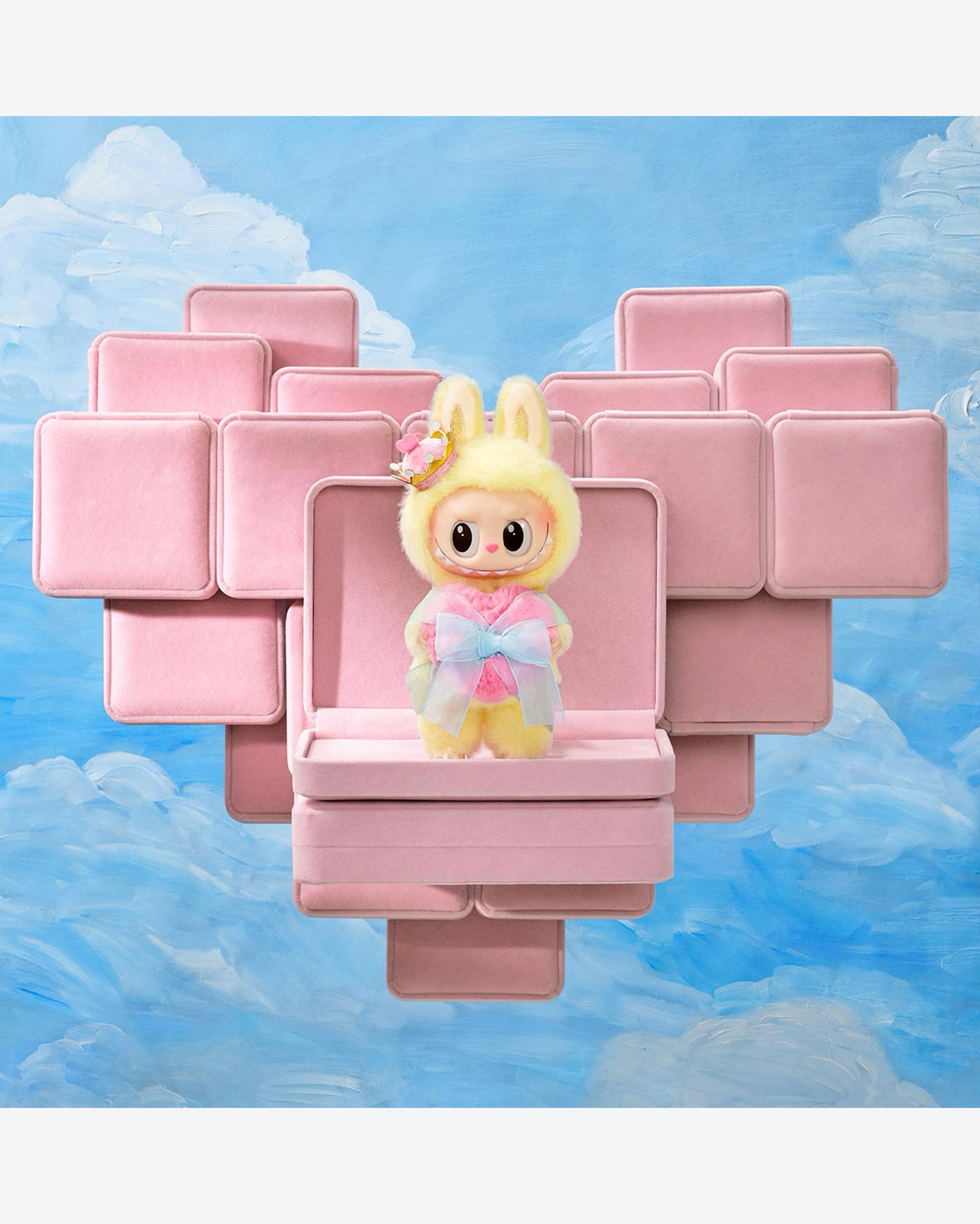 Pop Mart Labubu The Monsters Let's Checkmate Series Vinyl Plush Hanging Card