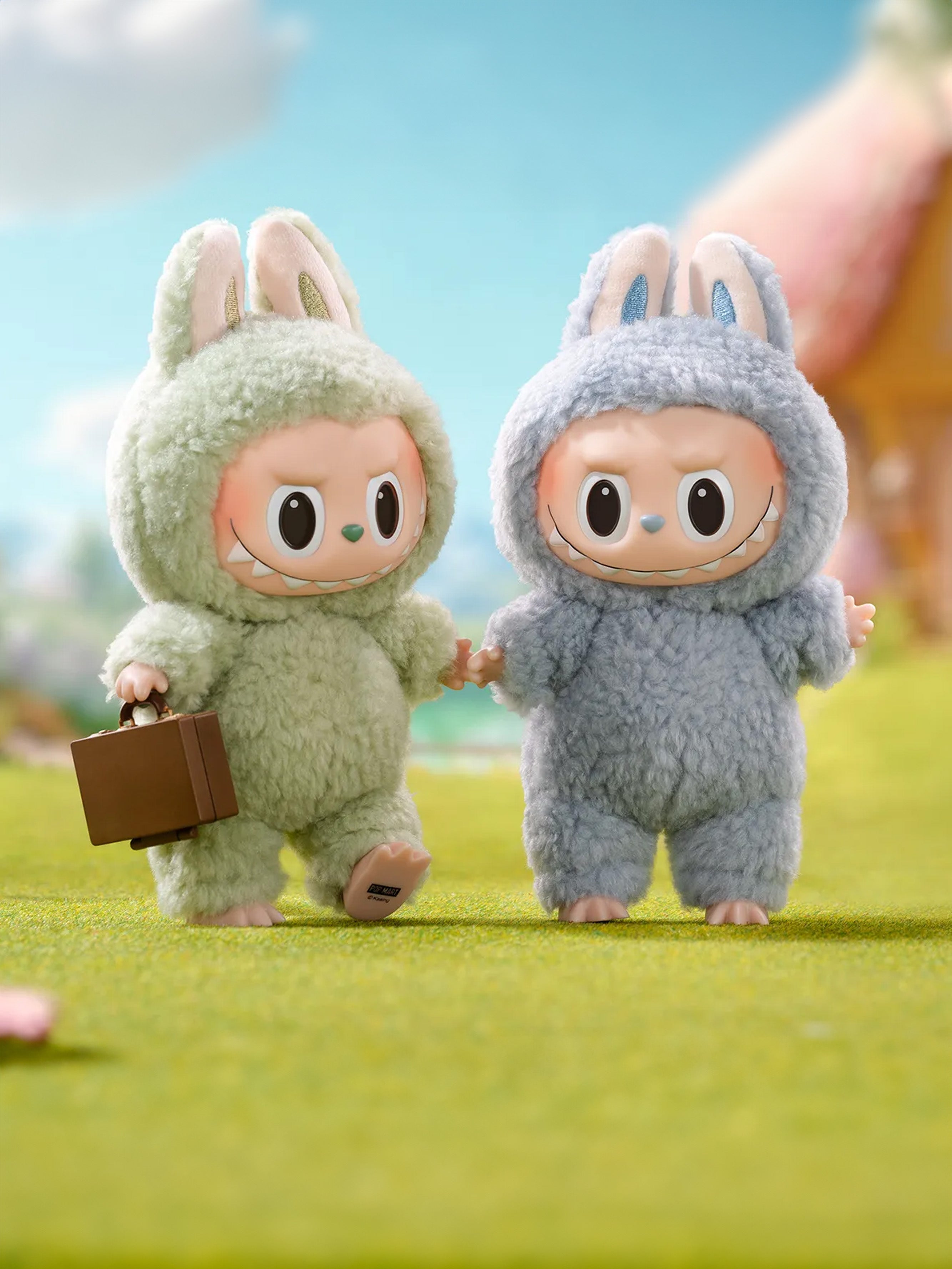 Pop Mart Labubu The Monsters Tasty Macarons Vinyl Plush Pendant Single Blind Box