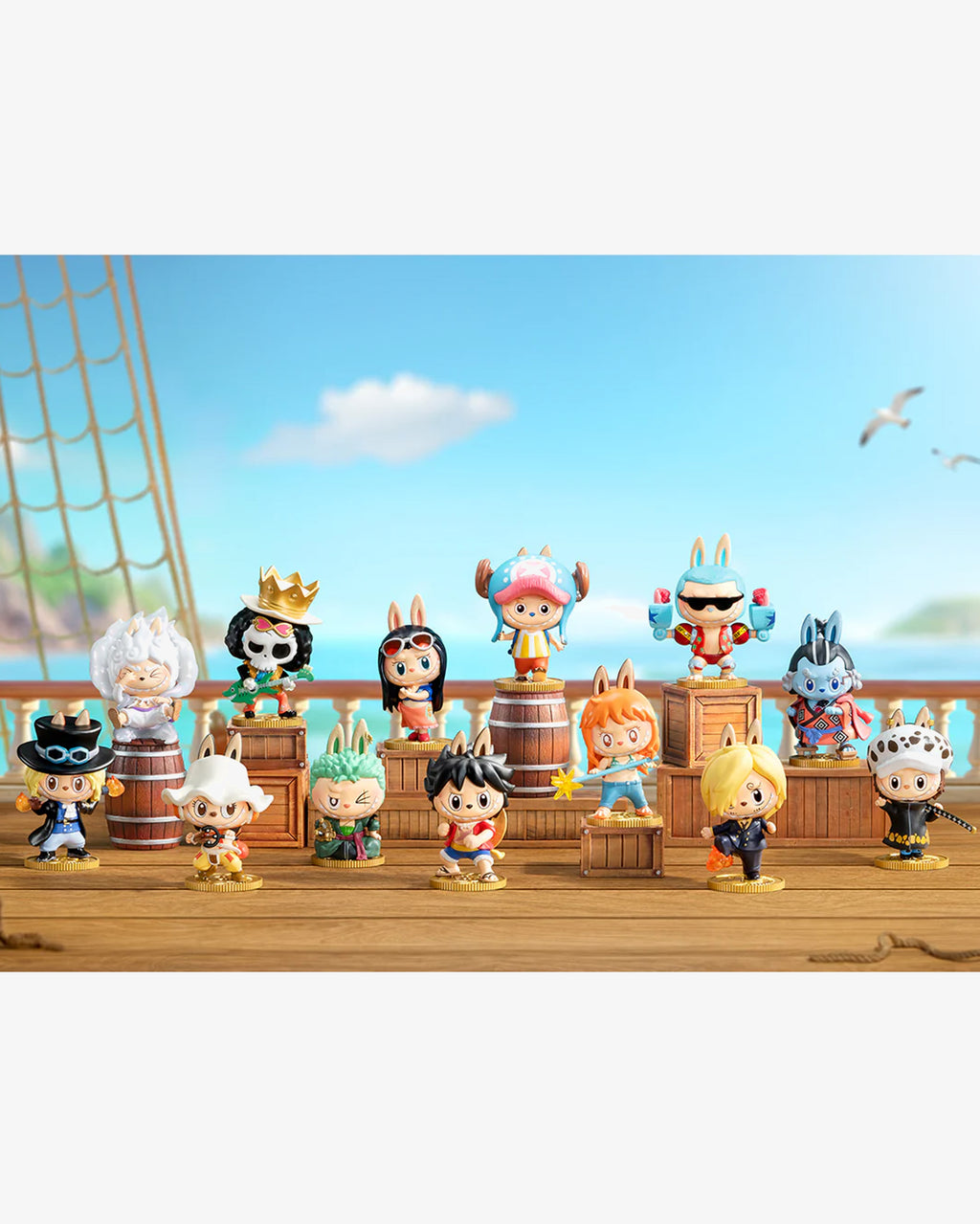 Pop Mart Labubu The Monsters x One Piece Series Sealed Case (12 Blind Boxes)