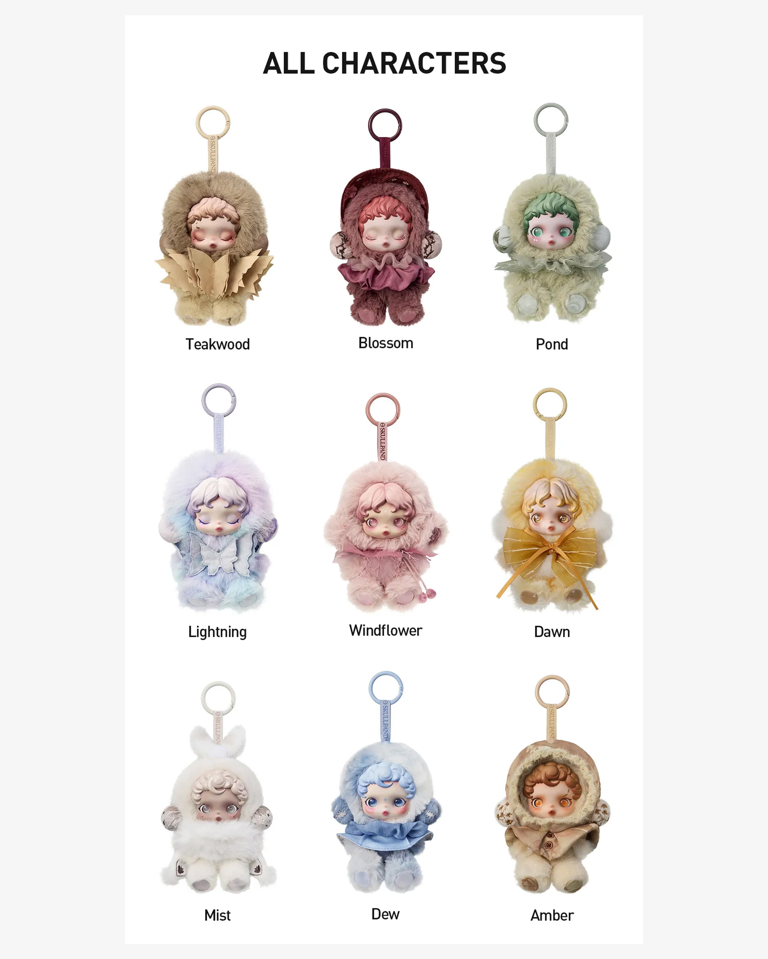 Pop Mart L'impressionnisme θSKULLPANDA Series Plush Doll Sealed Case (9 Blind Box)