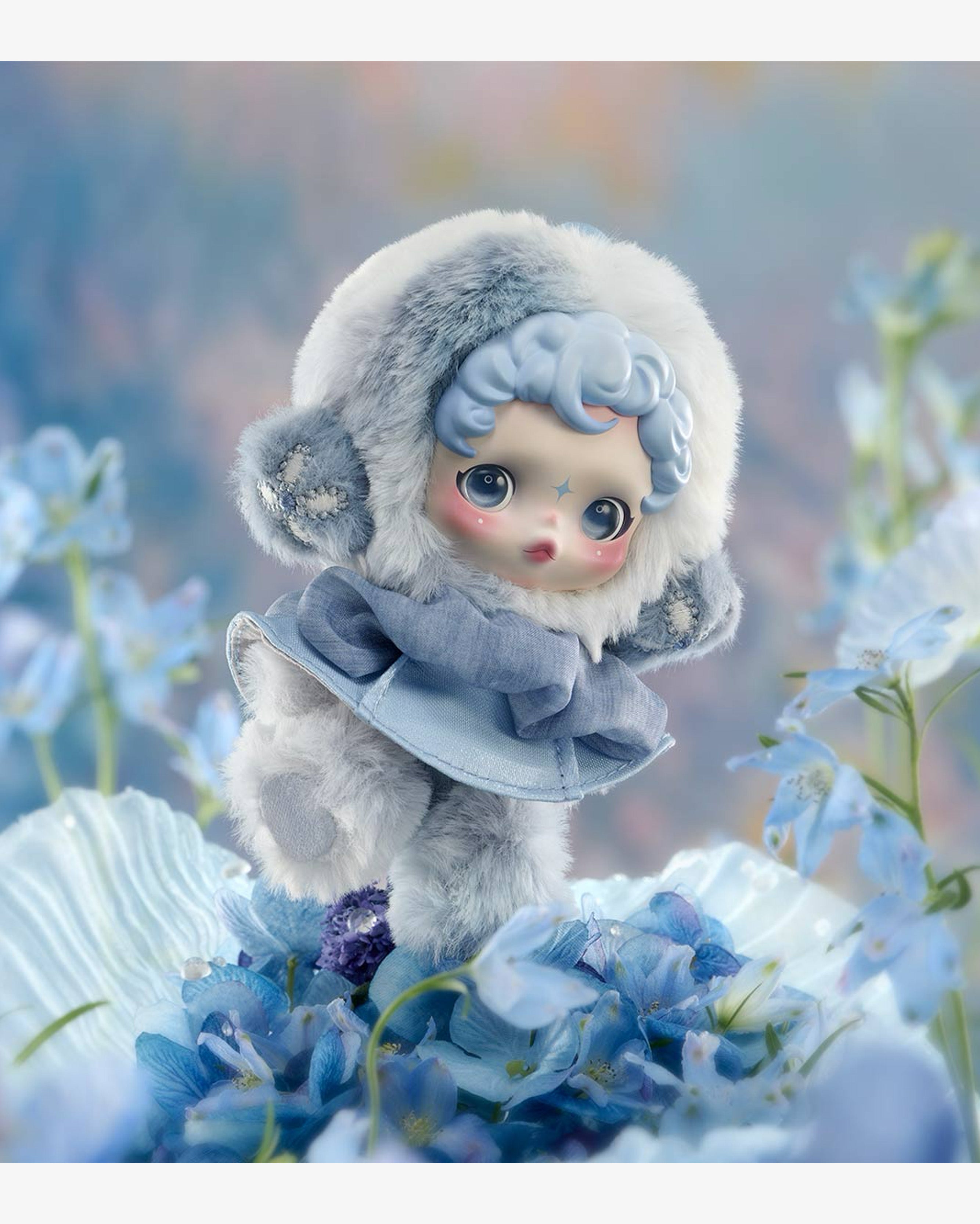 Pop Mart L'impressionnisme θSKULLPANDA Series Plush Doll Single Blind Box