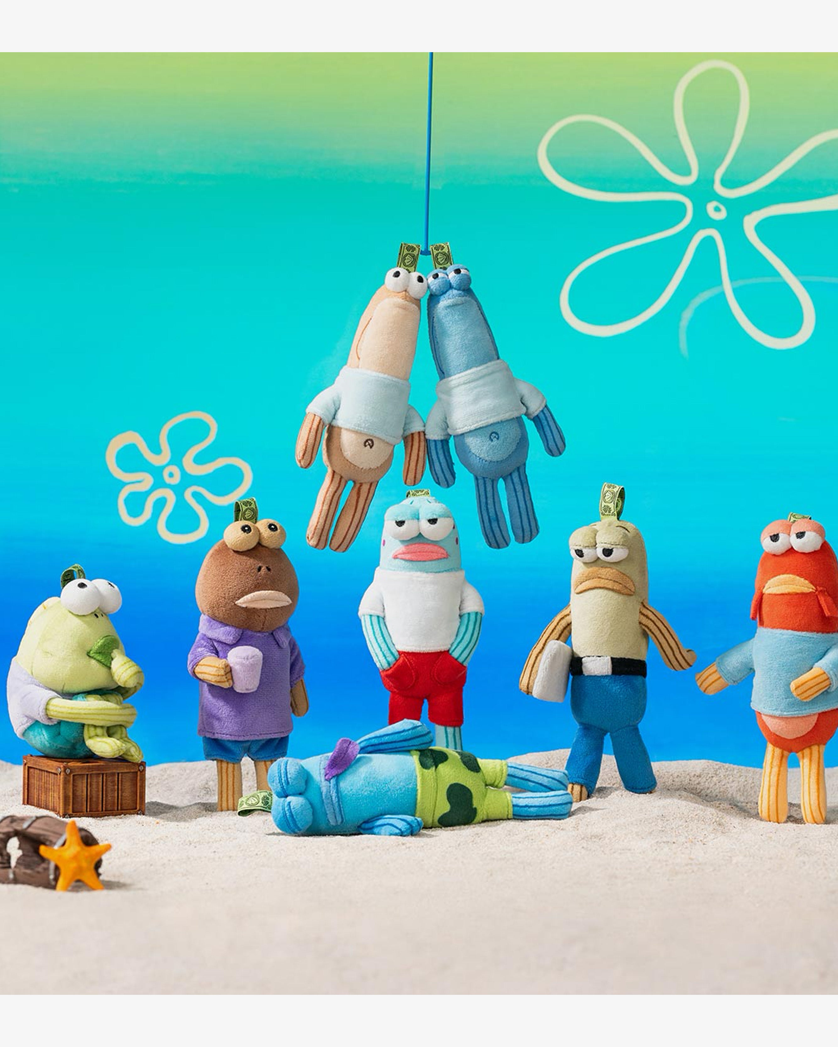 Pop Mart SpongeBob Squarepants Bikini Bottom Buddies Whimsical Plush Single Blind Box