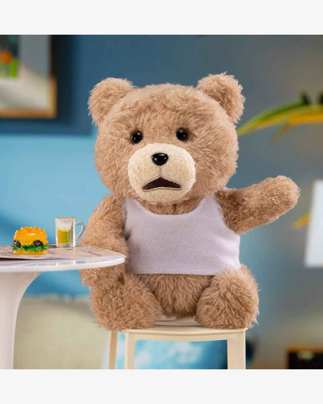 Pop Mart Ted2 Teddy Bear Action Plush Pendant Series Single Blind Box
