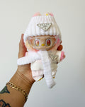 Labubu Prada Inspired Goggle Outfit White