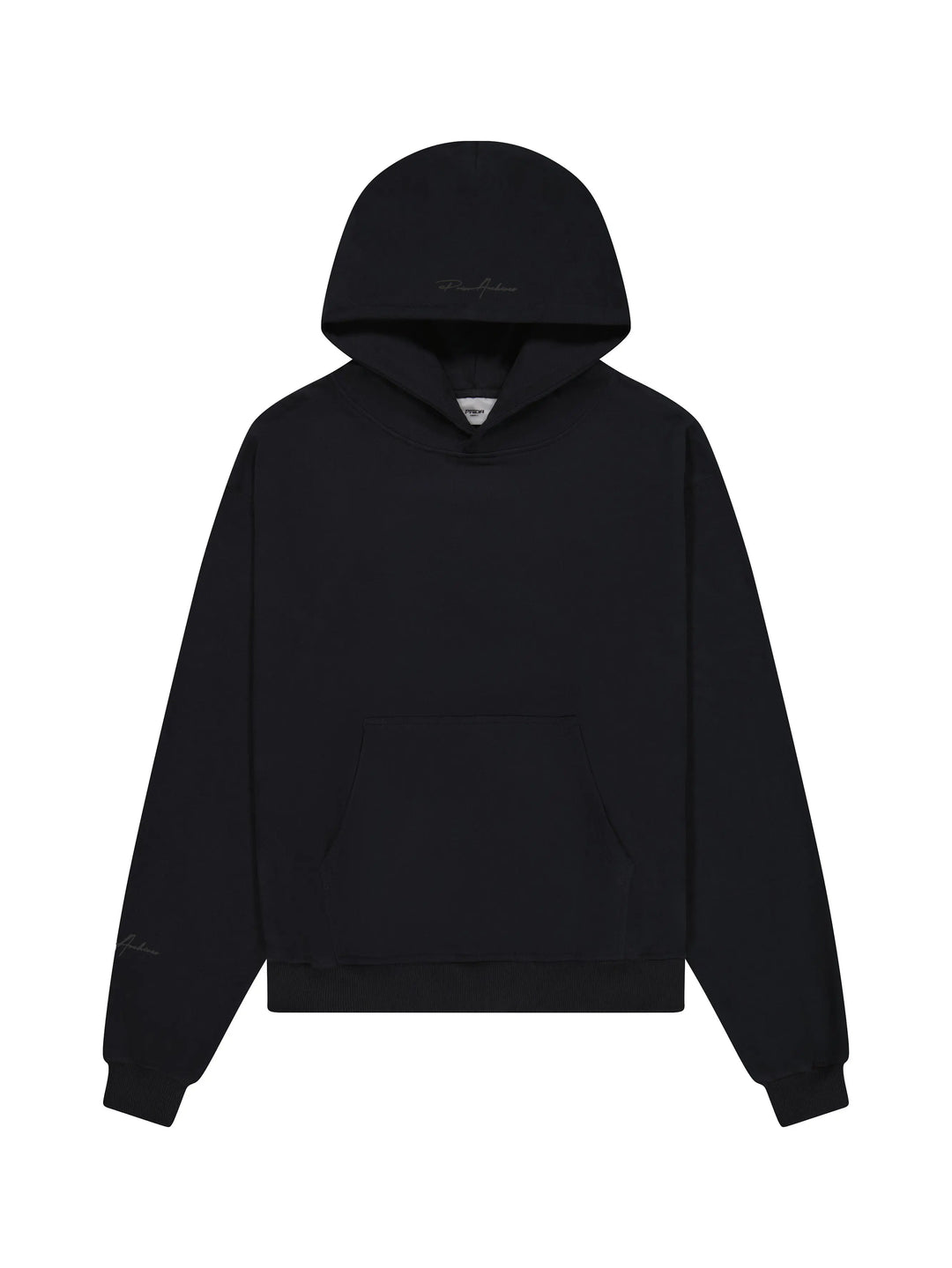 Prior Black Collection Embroidery Logo Oversized Hoodie Onyx in Auckland, New Zealand - Shop name
