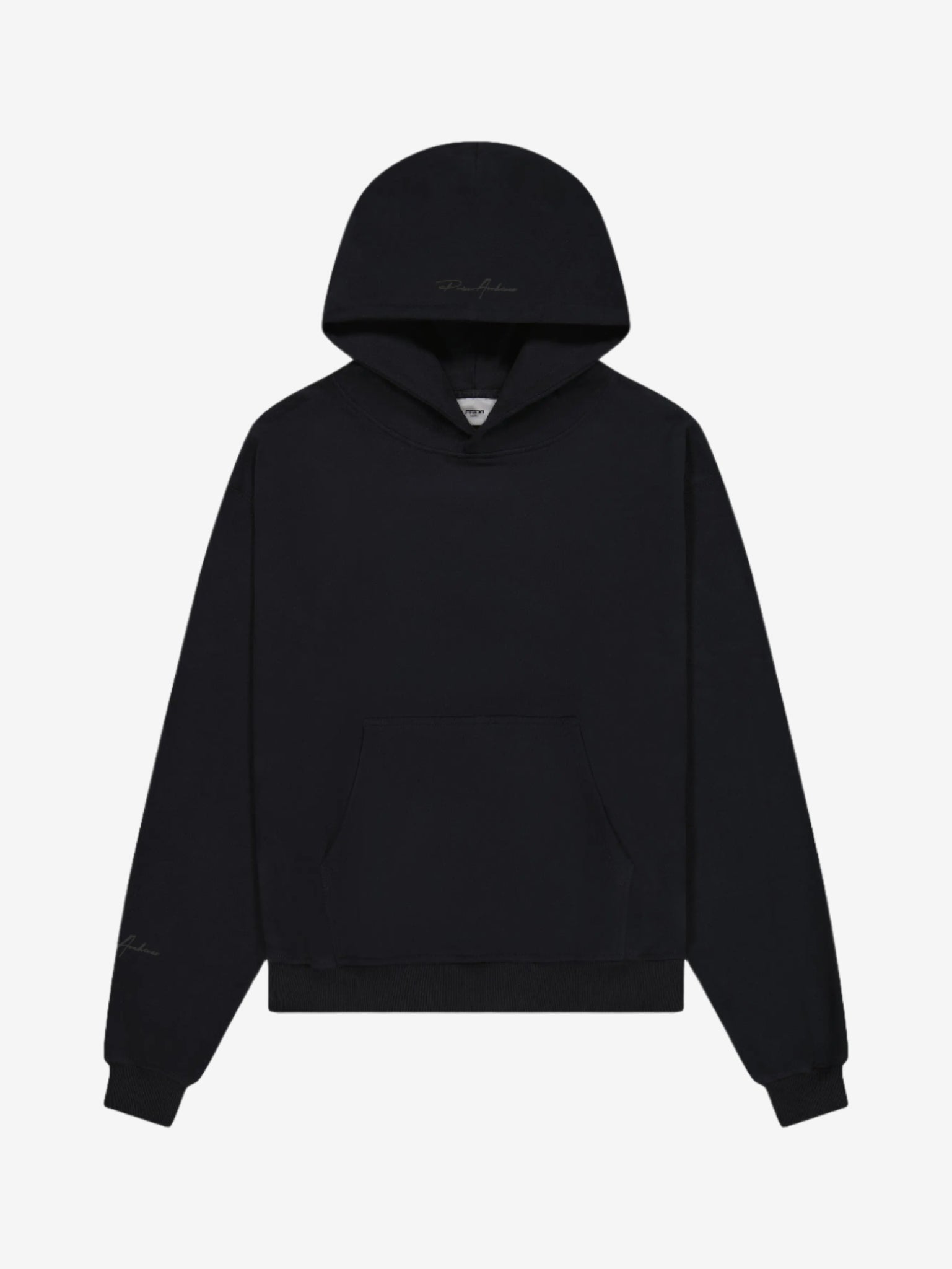 Prior Black Collection Embroidery Logo Oversized Hoodie Onyx in Auckland, New Zealand - Shop name