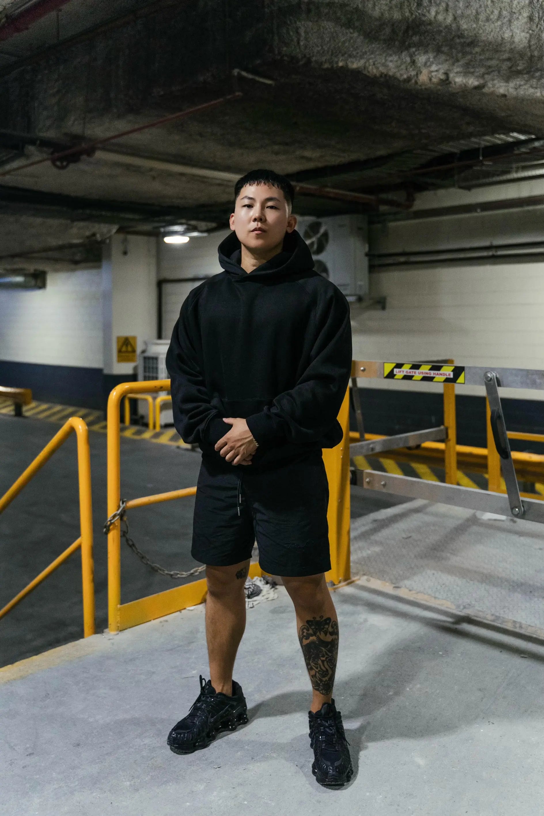 Prior Black Collection Embroidery Logo Oversized Hoodie Onyx in Auckland, New Zealand - Shop name