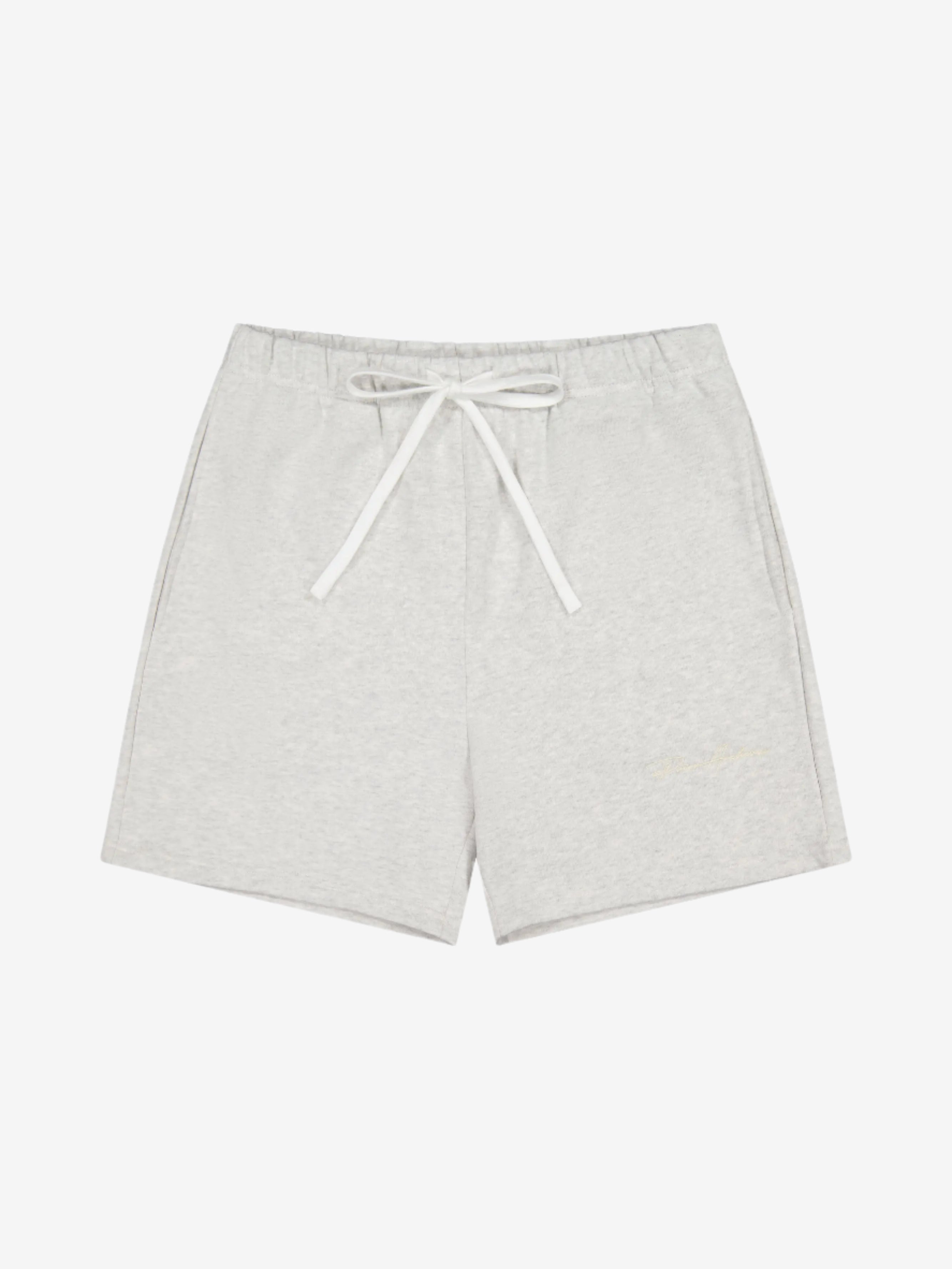 Prior Embroidery Logo Fitted Sweatshorts Light Heather in Auckland, New Zealand - Shop name