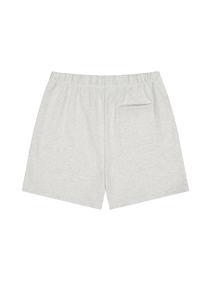 Prior Embroidery Logo Fitted Sweatshorts Light Heather in Auckland, New Zealand - Shop name