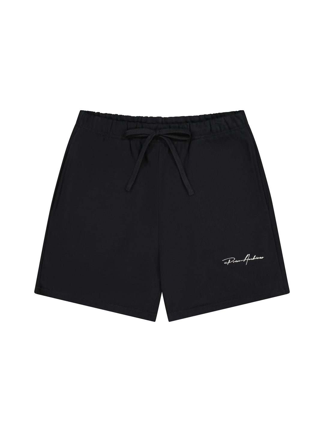 Prior Embroidery Logo Fitted Sweatshorts Onyx in Auckland, New Zealand - Shop name