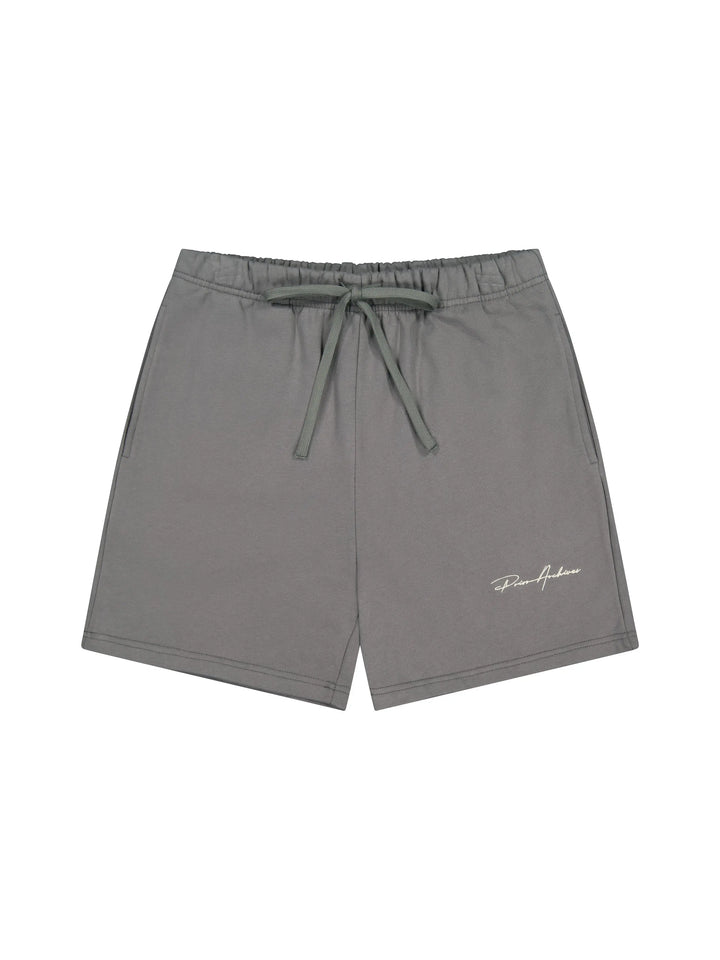 Prior Embroidery Logo Fitted Sweatshorts Slate in Auckland, New Zealand - Shop name