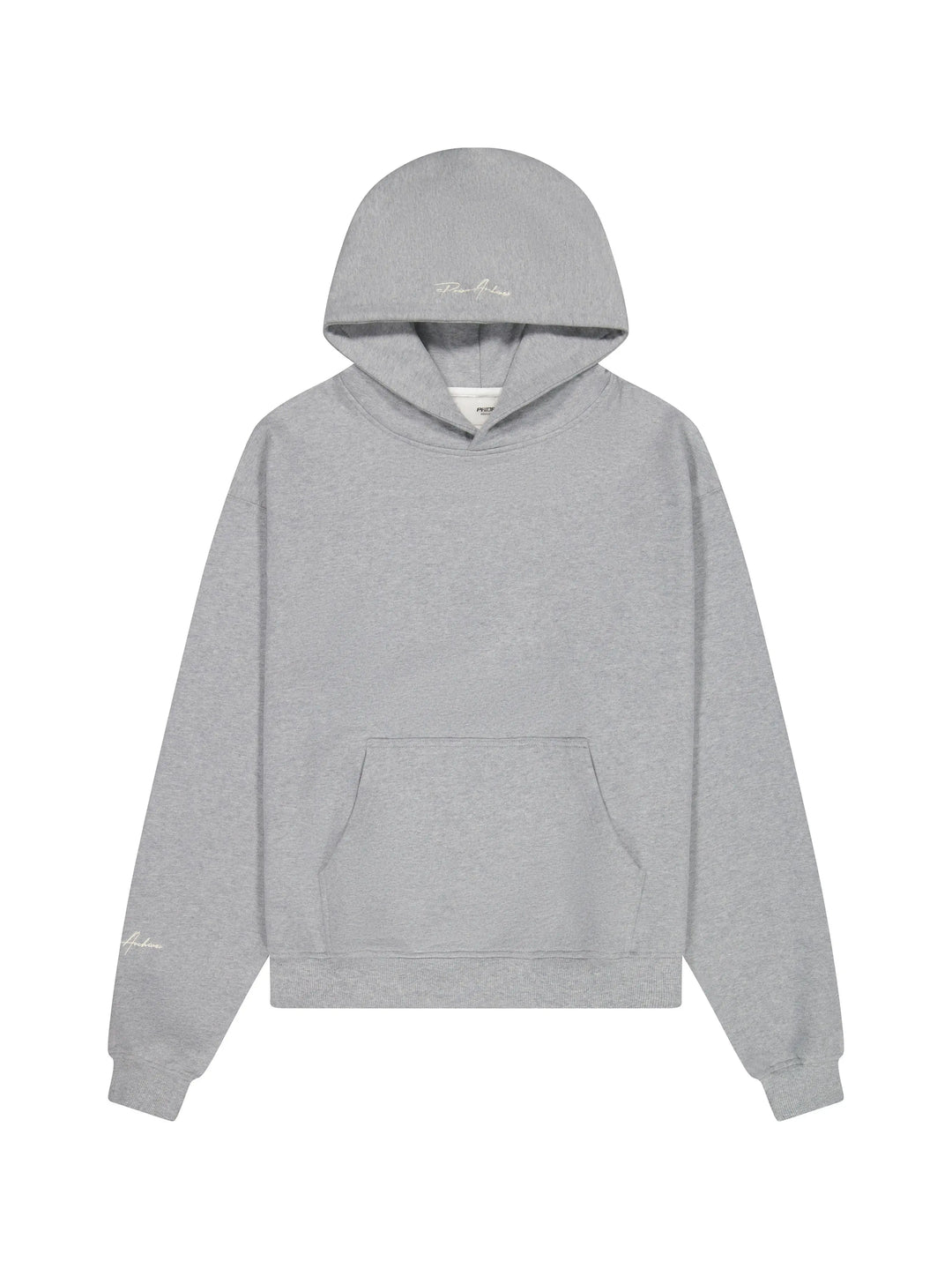 Prior Embroidery Logo Oversized Hoodie Heather Grey in Auckland, New Zealand - Shop name