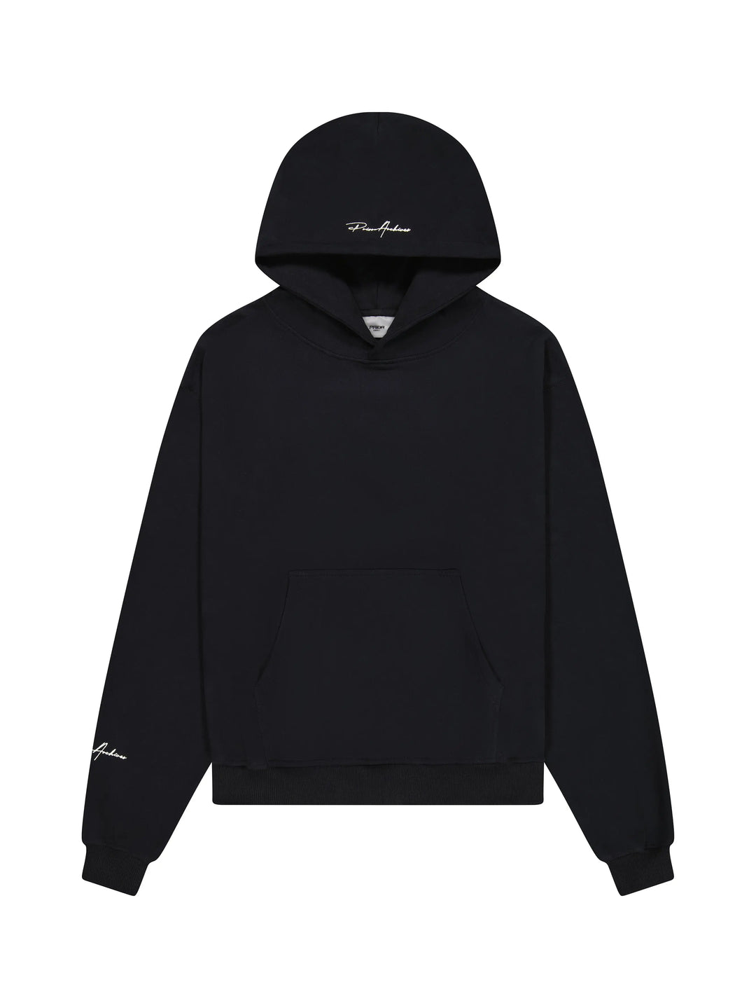 Prior Embroidery Logo Oversized Hoodie Onyx in Auckland, New Zealand - Shop name