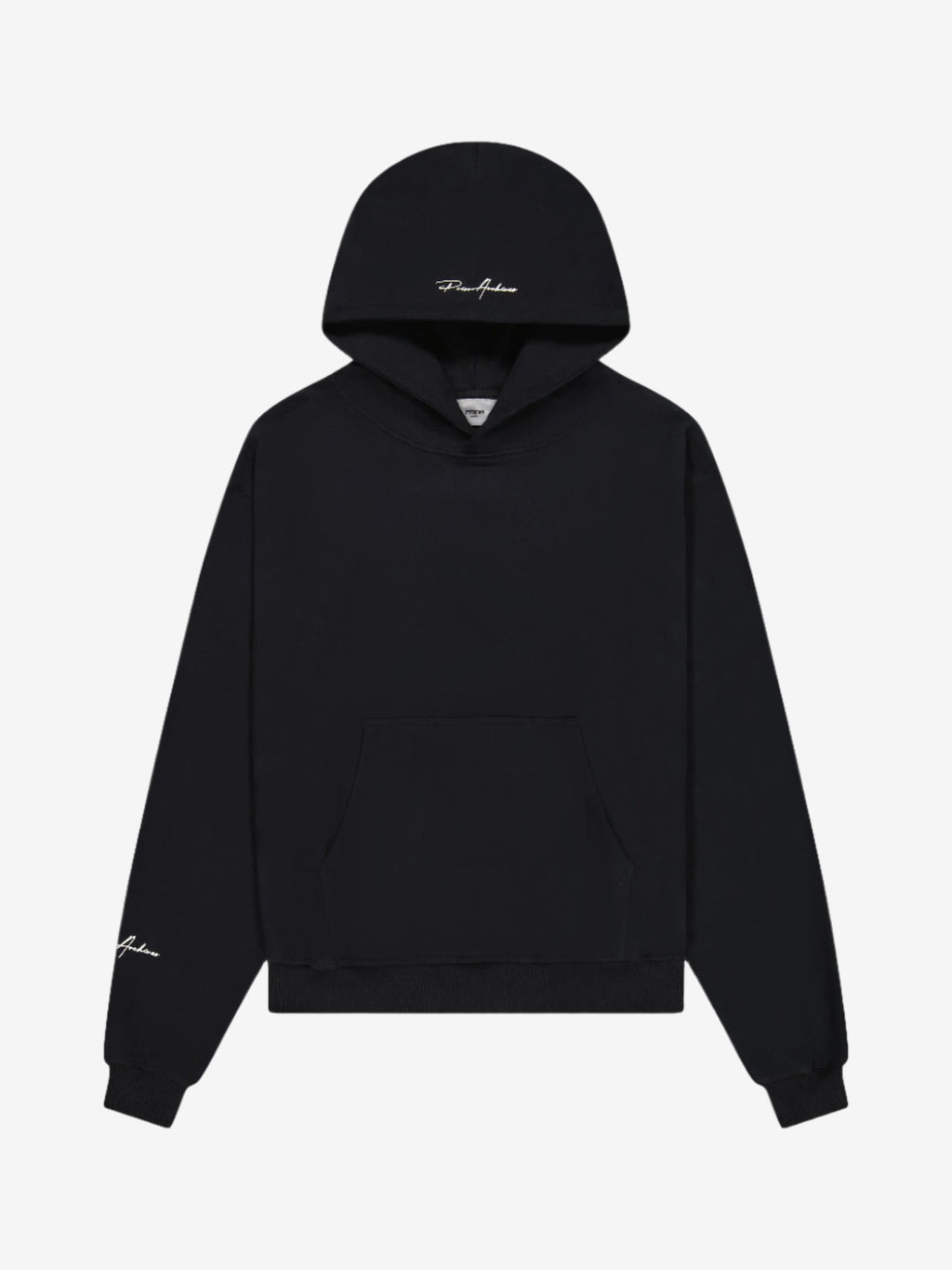 Prior Embroidery Logo Oversized Hoodie Onyx in Auckland, New Zealand - Shop name